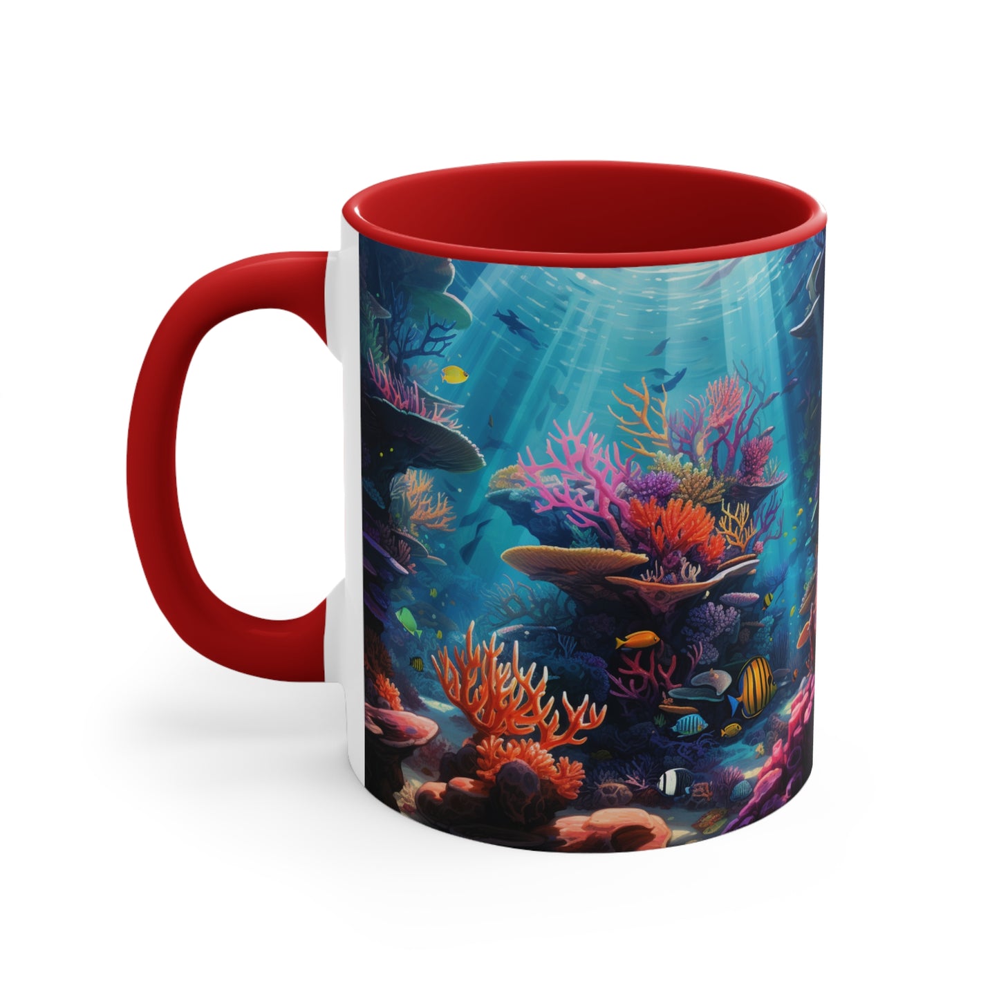 Oceanic Serenity: Deep Sea Delights Accent Mugs