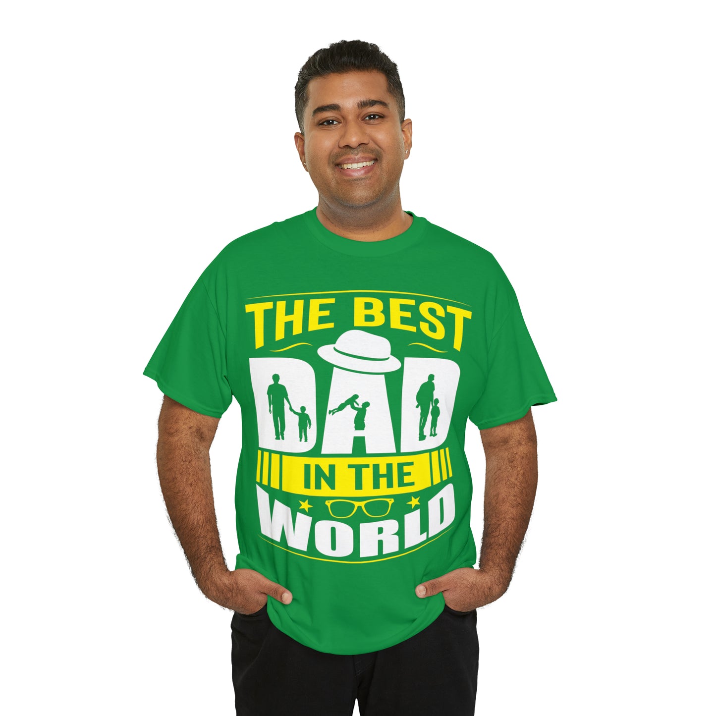 Father's Day T Shirt The Best Dad in the World Gifts Present