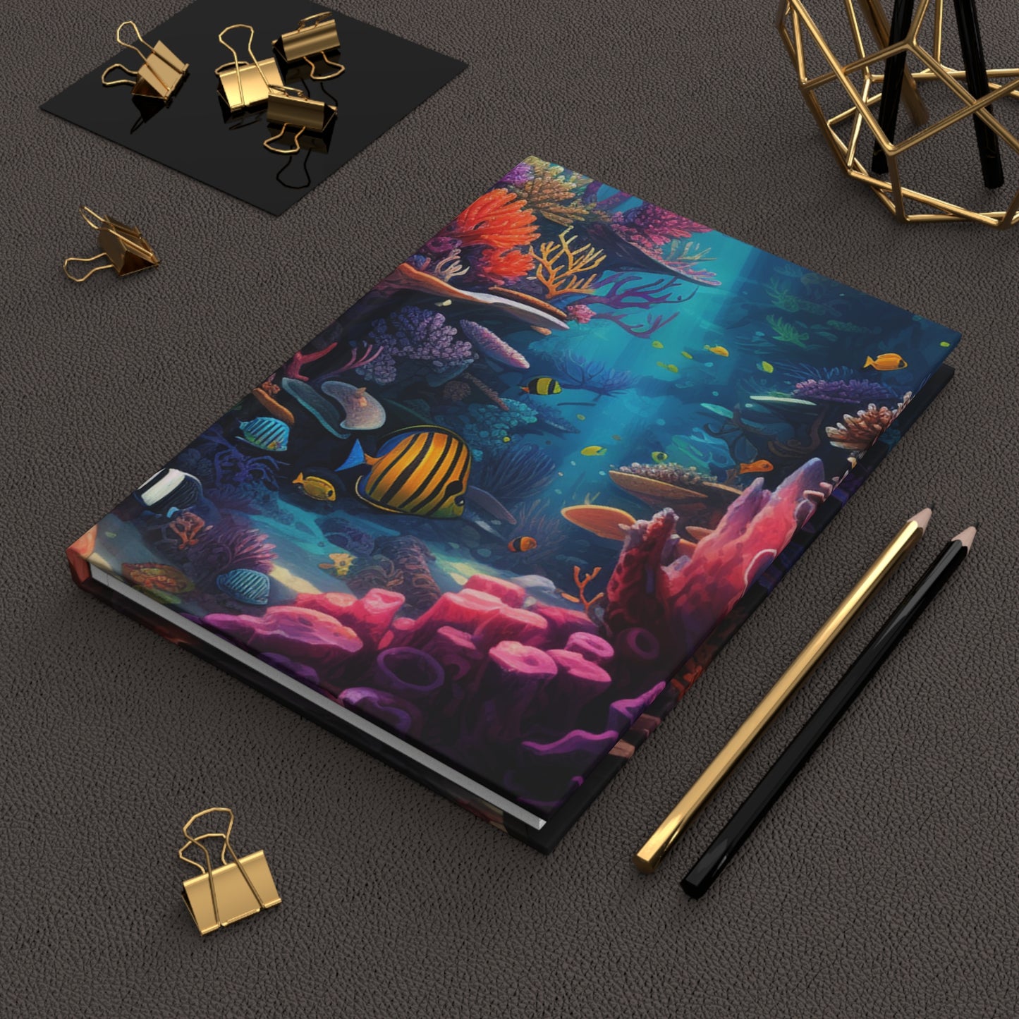 Oceanic Serenity: Deep Sea Delights Hardcover Journal Matte