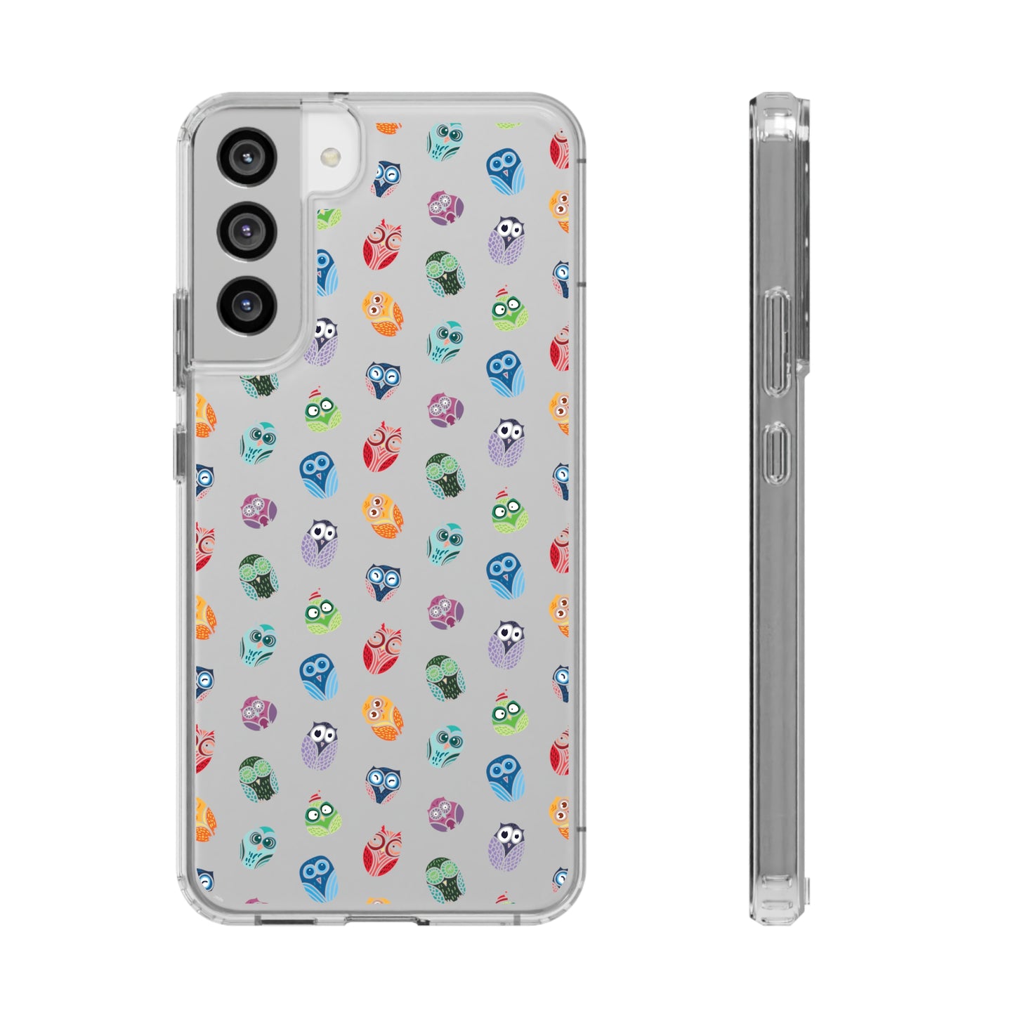 Funny Colorful Owls Tough iPhone Samsung Case