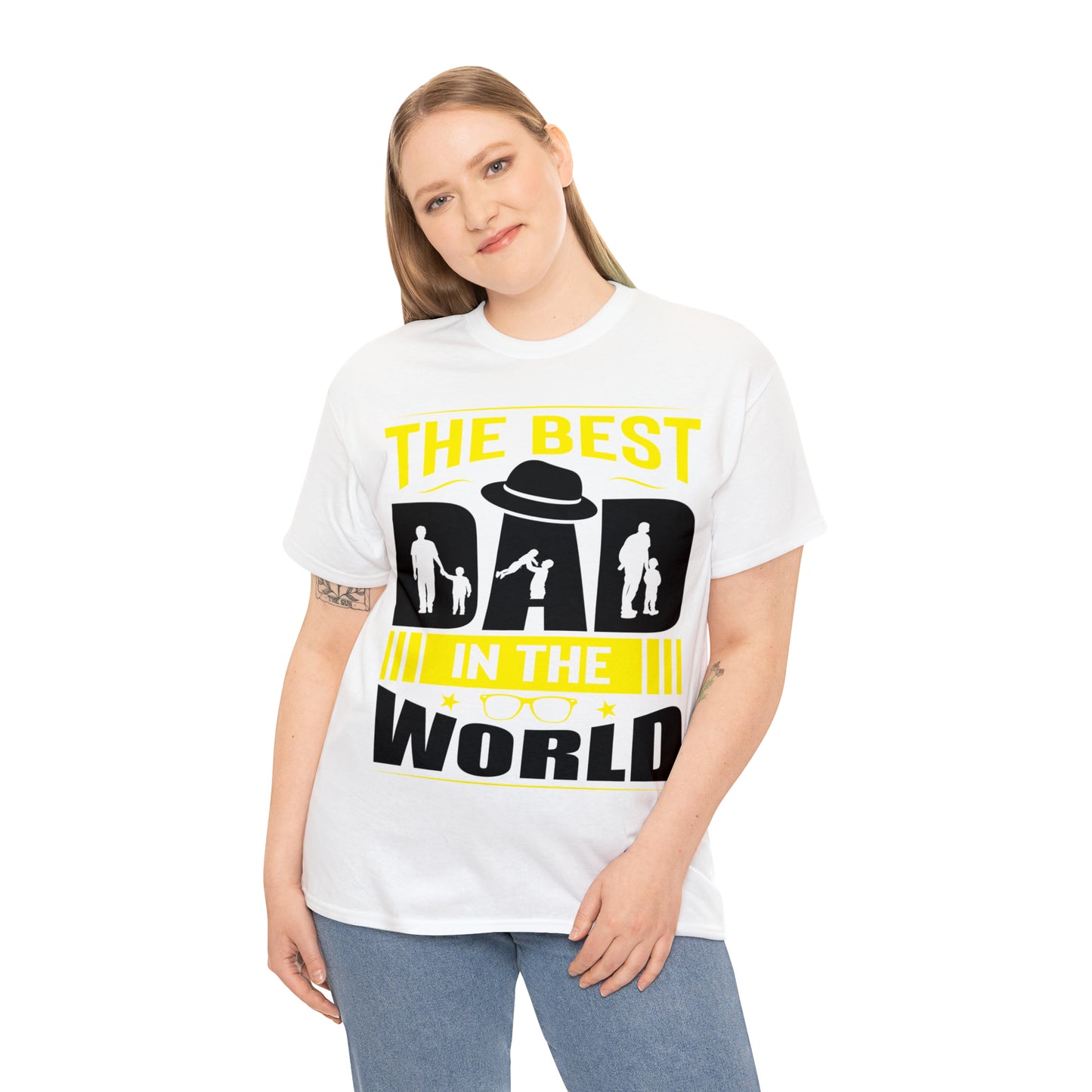 Father's Day T Shirt The Best Dad in the World Gifts Present