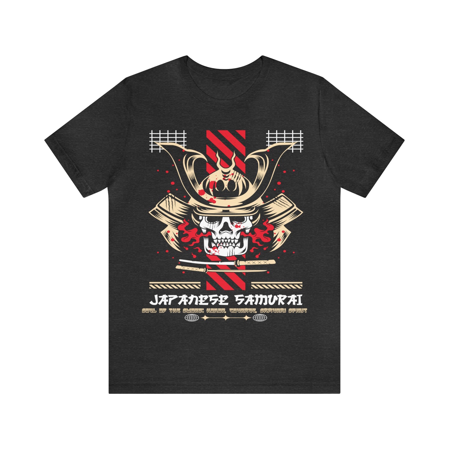 Soul of the Sword: Honor, Courage, Samurai Spirit Men Jersey Short Sleeve Tee