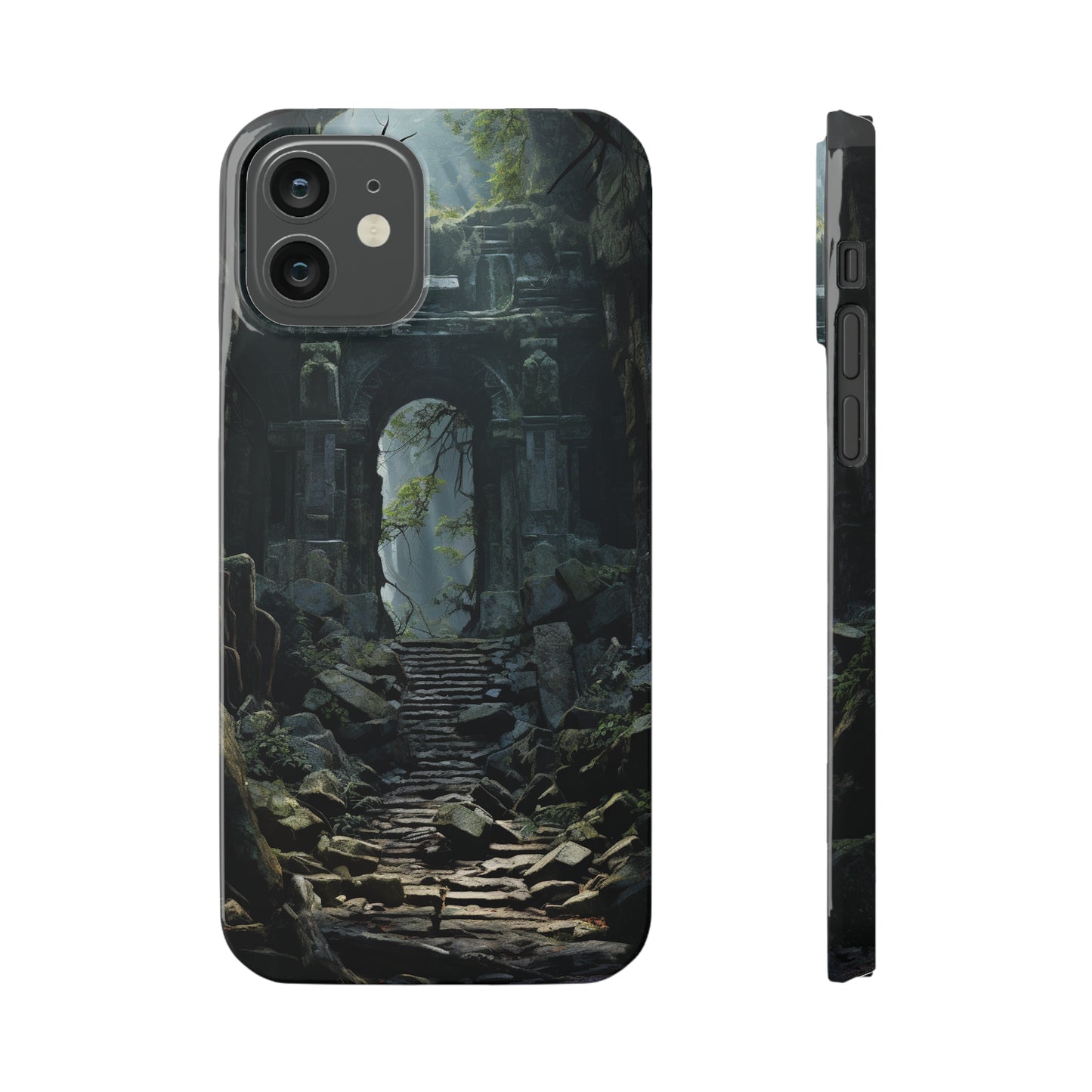 Nature's Treasures: Forgotten Forest Ruins Cover Slim Cases