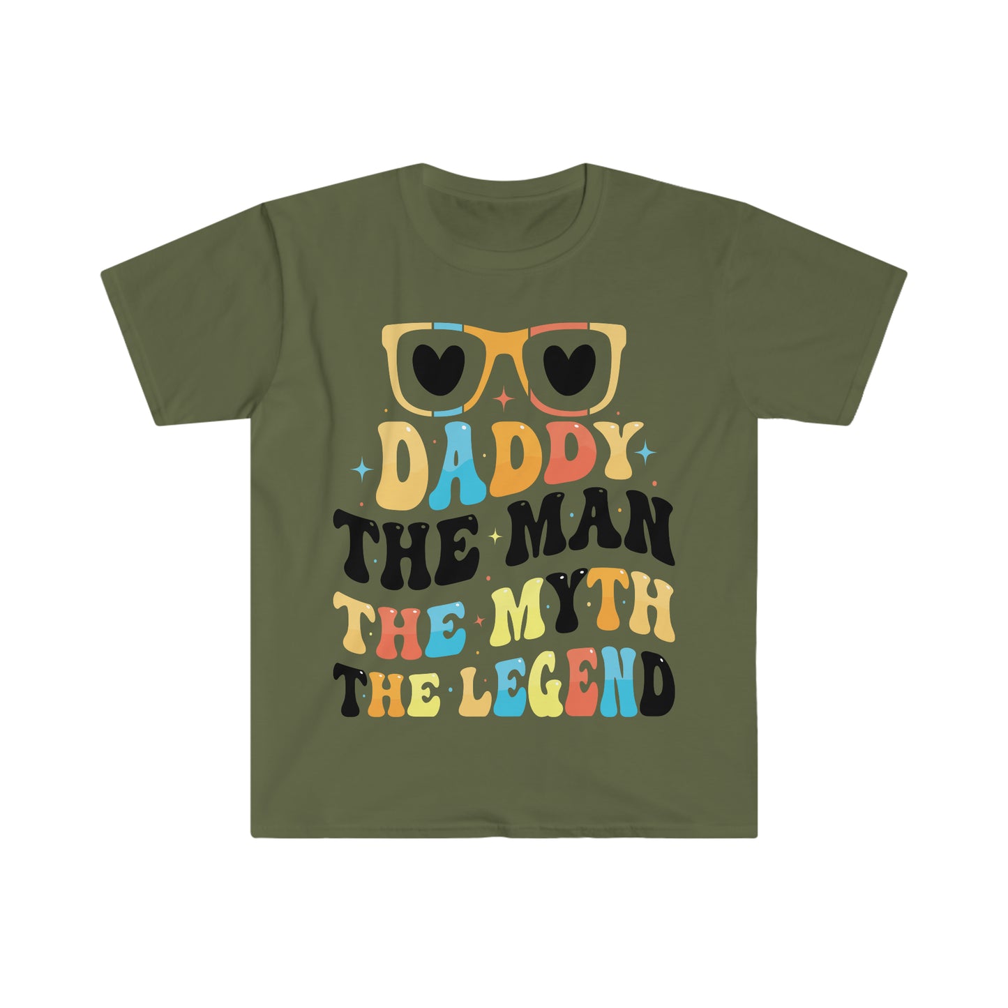 DADDY THE MAN THE MYTH THE LEGEND Unisex Softstyle T-Shirt