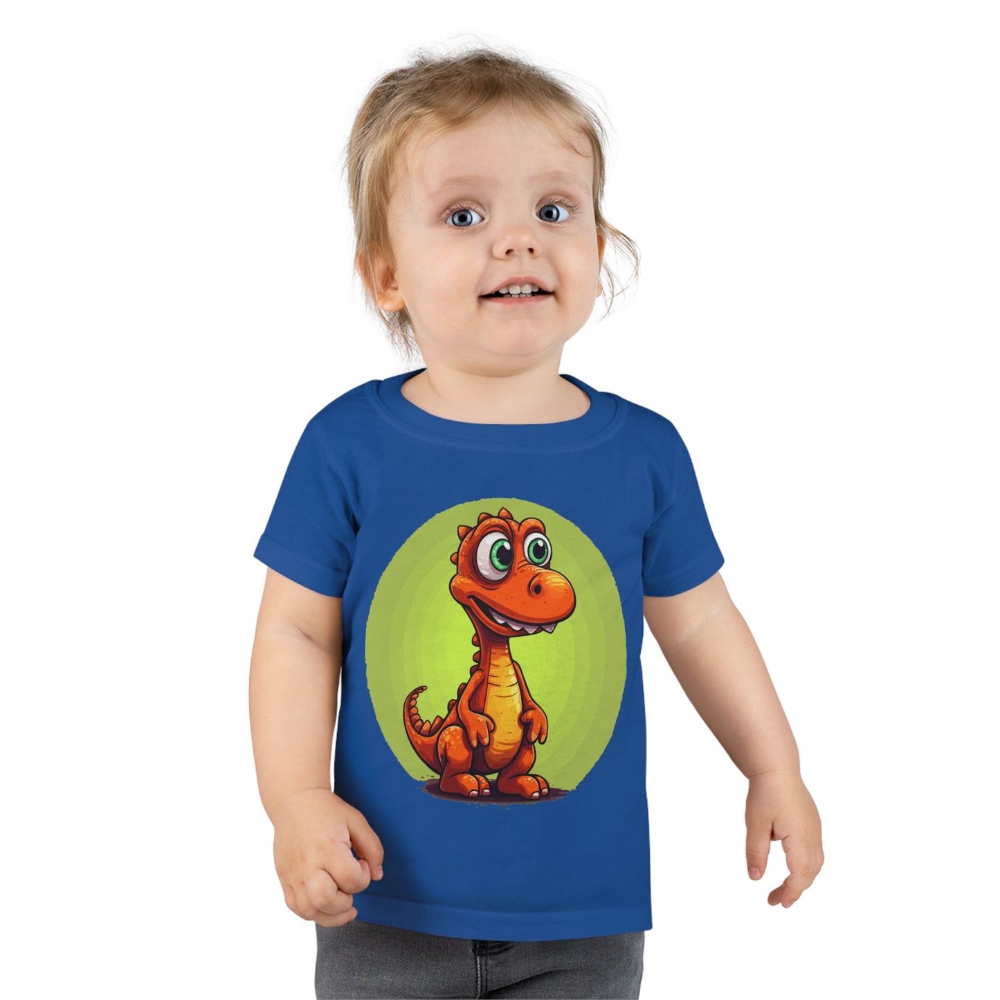 Orange DinoToddler T-shirt