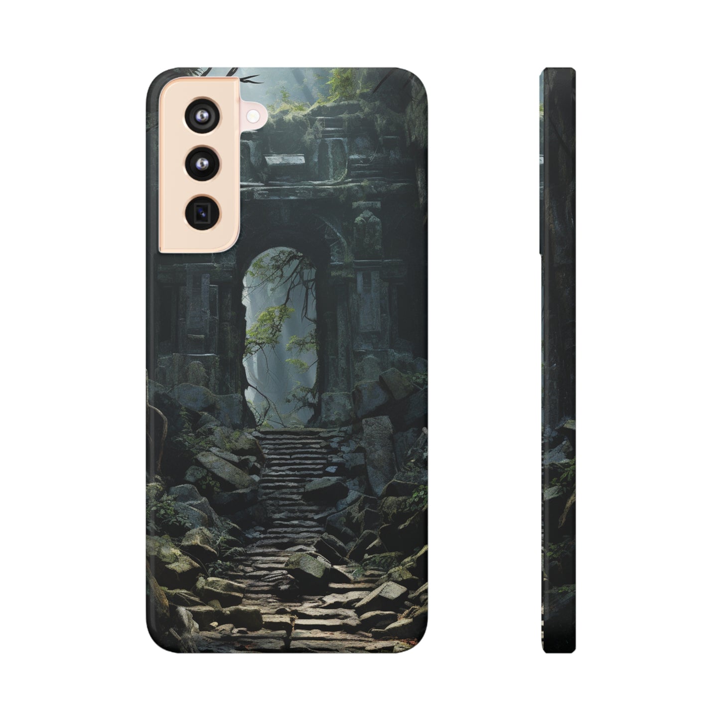 Nature's Treasures: Forgotten Forest Ruins Cover Slim Cases