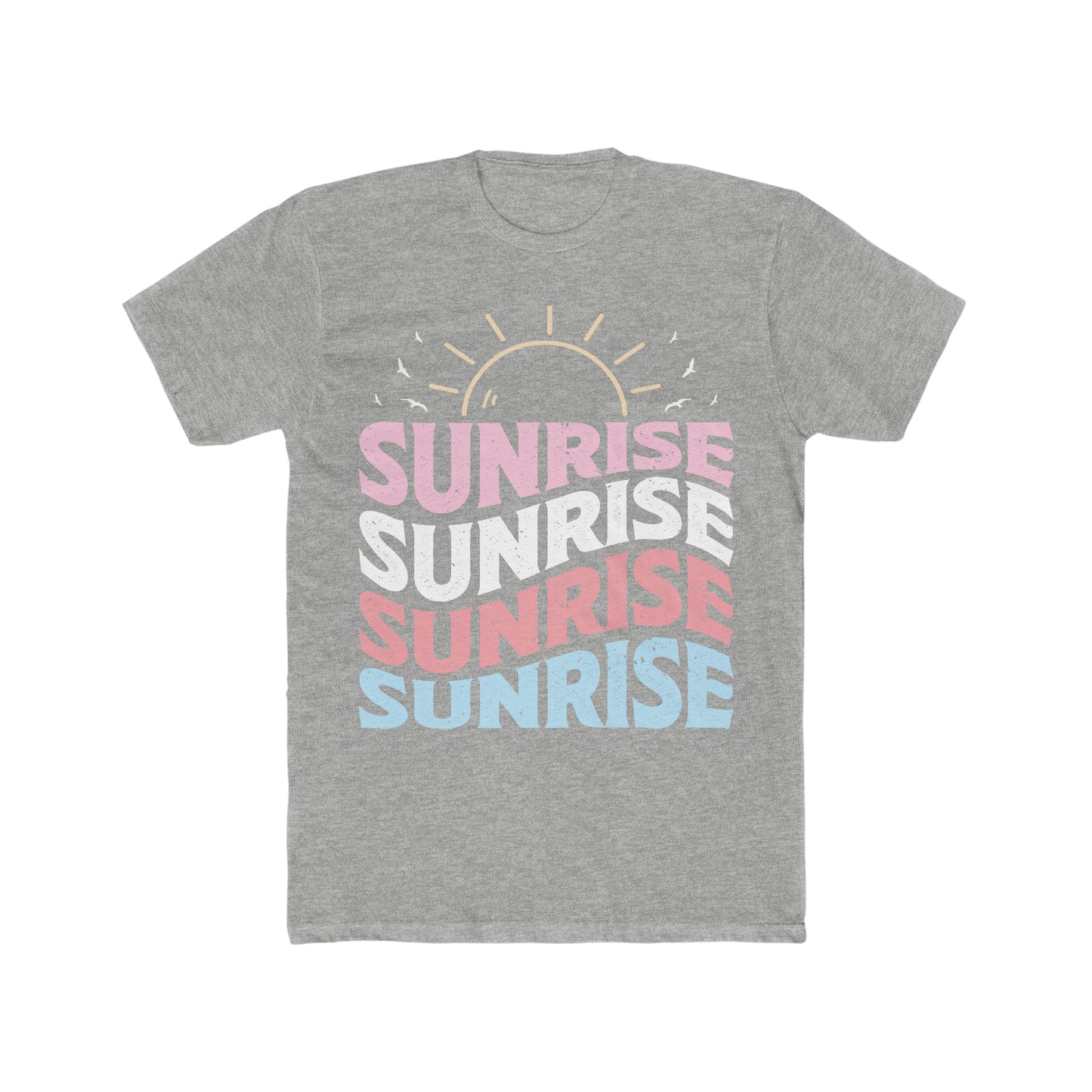 Sunrise Summer Vintage Men's Cotton Crew Tee