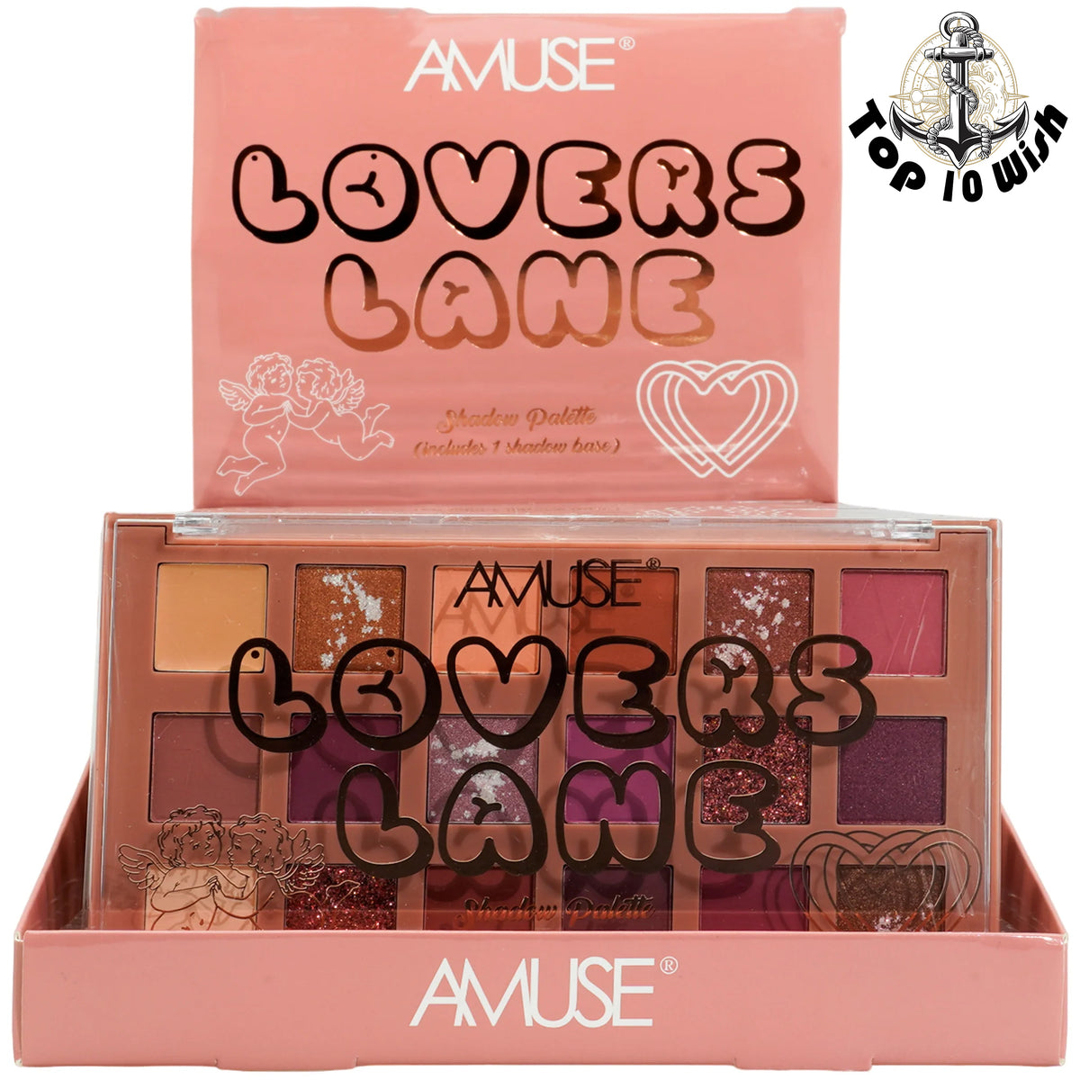 Amuse Lovers Lane Eyeshadow Palette include 1 shadow base 0.82oz