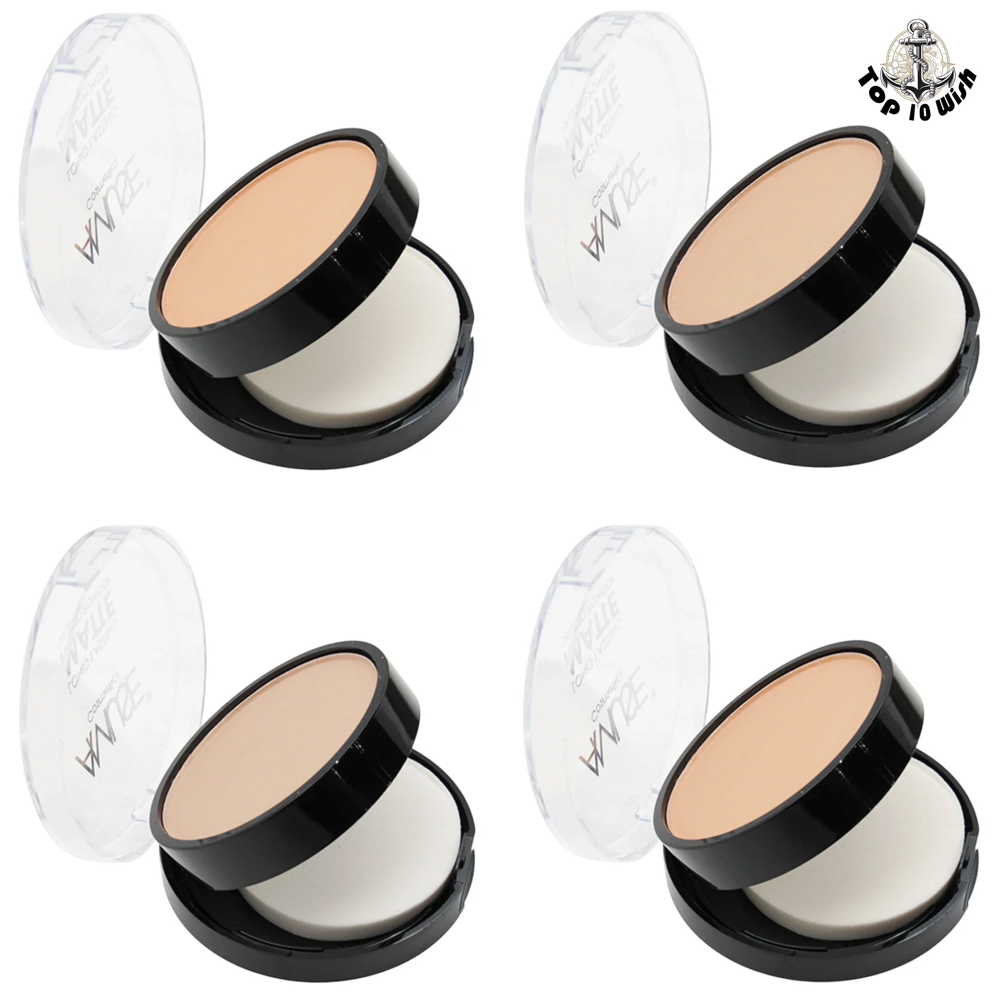 Amuse Matte Pressed Powder with Mirror and Applicator 0.35oz