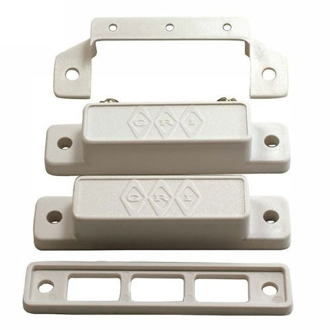 GRI 29A 29 Series Surface Mount Magnetic Reed Switch Set, 1" Standard Gap, 10W, 160VDC, 0.40A, Closed Loop, N/O, and Side Mounted Screw Terminals, Brown