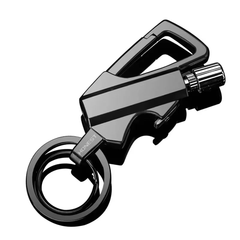 Metal Keychain Wilderness Survival Lighter 10,000 Uses Kerosene Lighter Men's Gift Fun Gadget