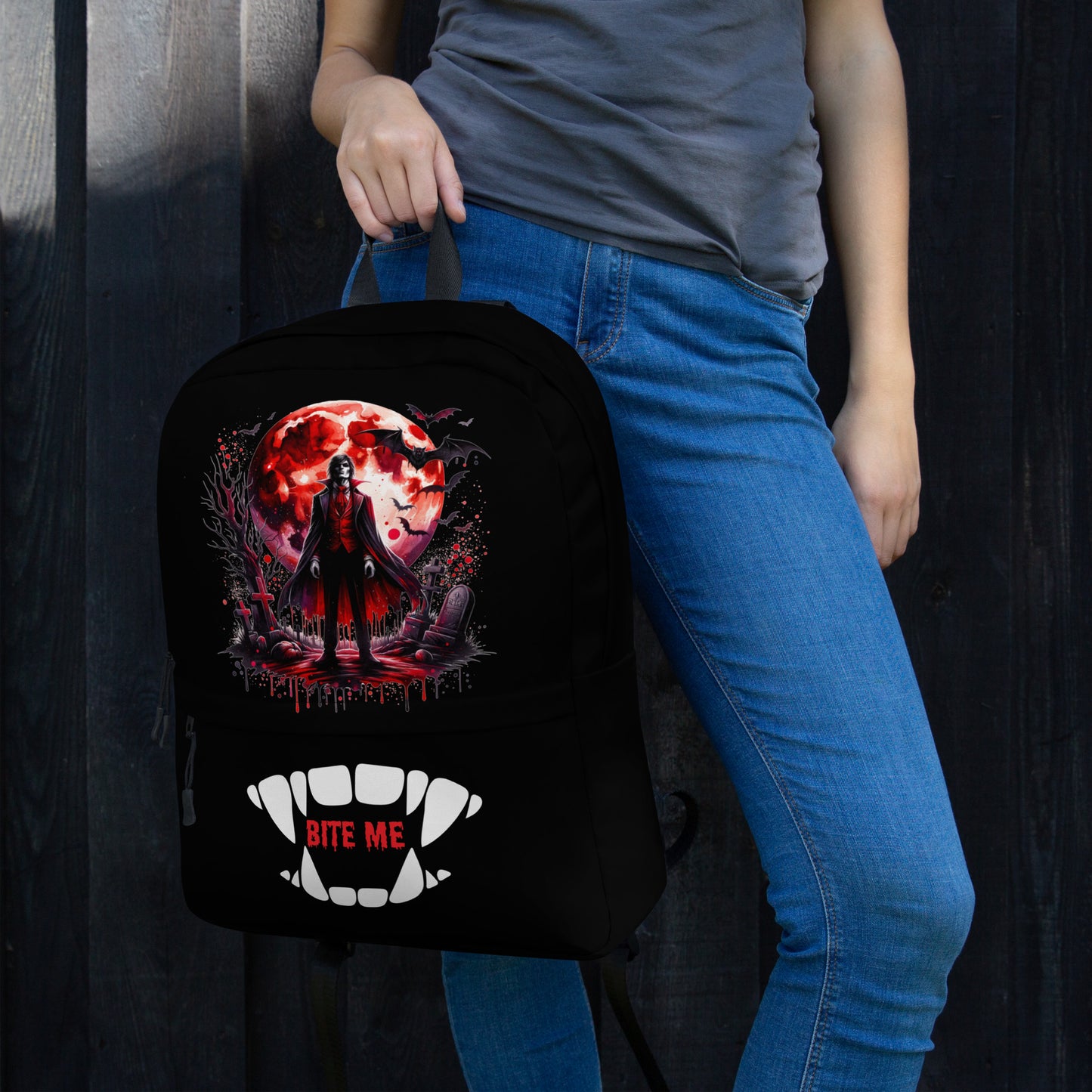 Vampire Blood Moon Bite Me Ver. Backpack