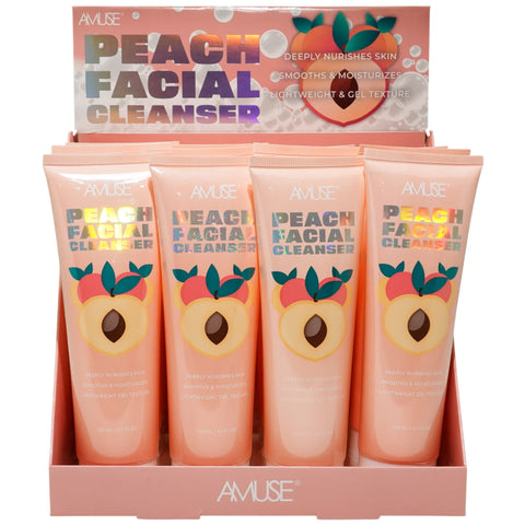 Amuse Peach Facial Cleanser Smooths & Moisturizes 120ML/ 4.1 FL.OZ