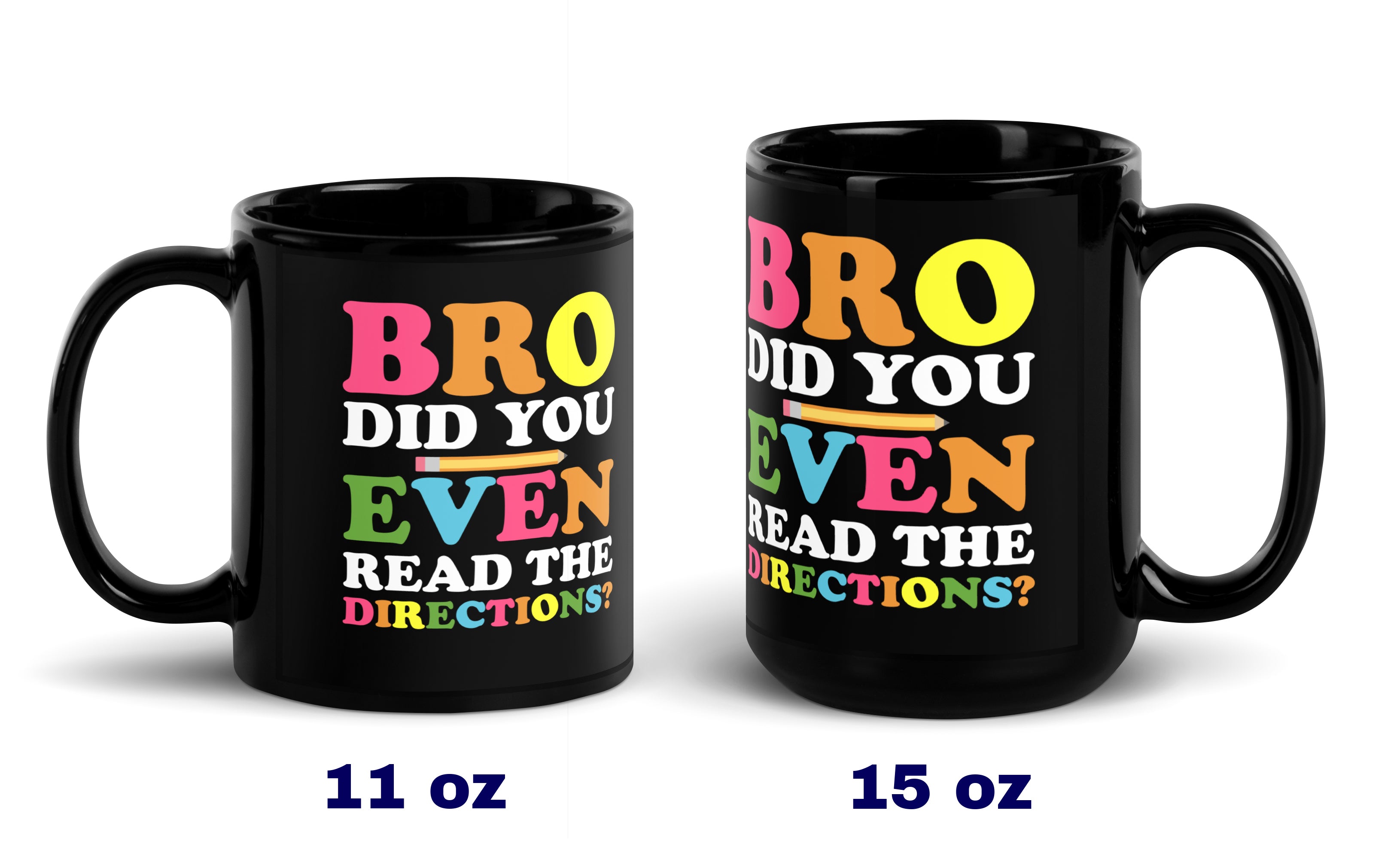 Black Glossy Mug