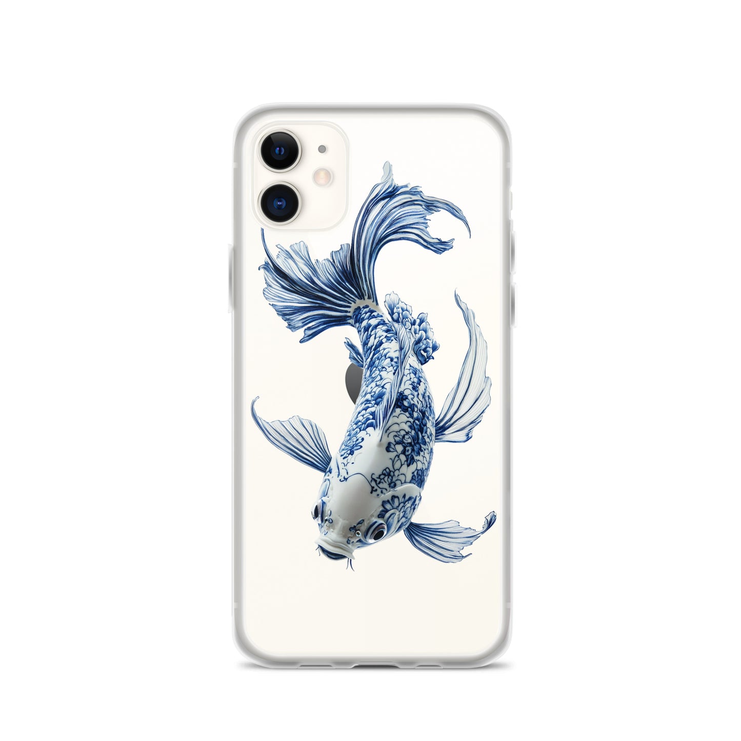 Porcelain Koi Fish Clear Case for iPhone®