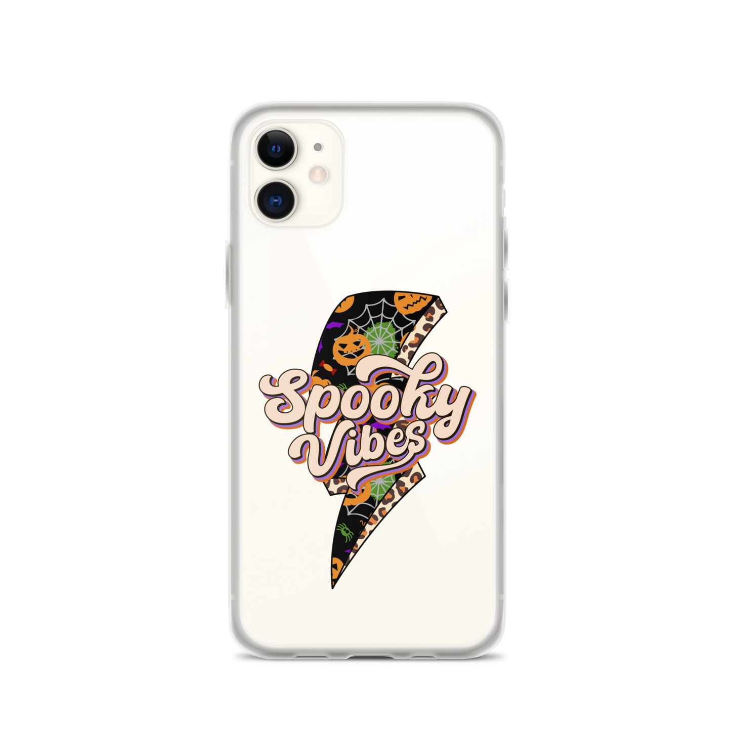 Spooky Vibes Clear Case for iPhone®