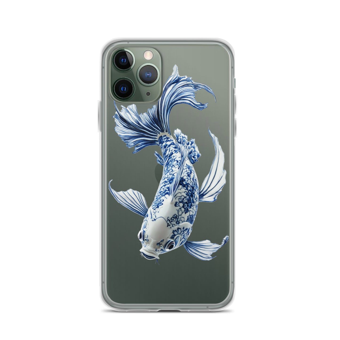 Porcelain Koi Fish Clear Case for iPhone®