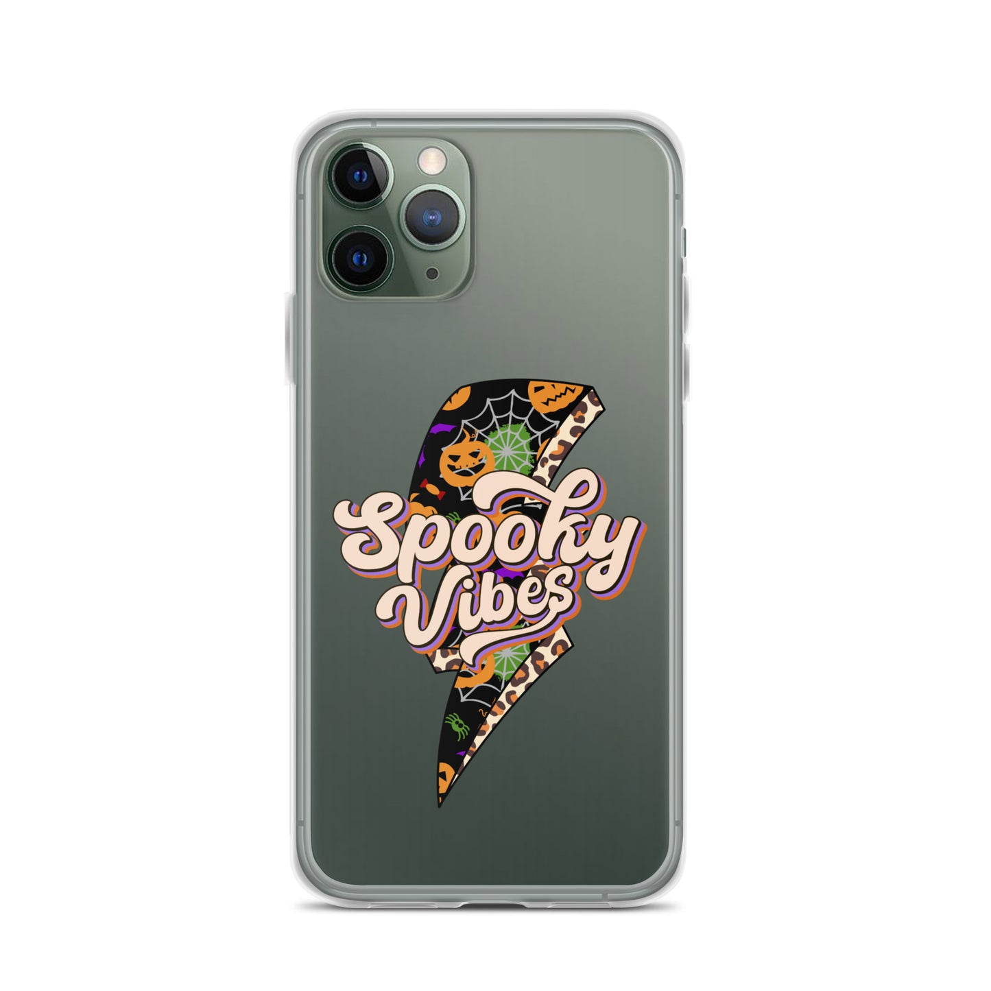 Spooky Vibes Clear Case for iPhone®