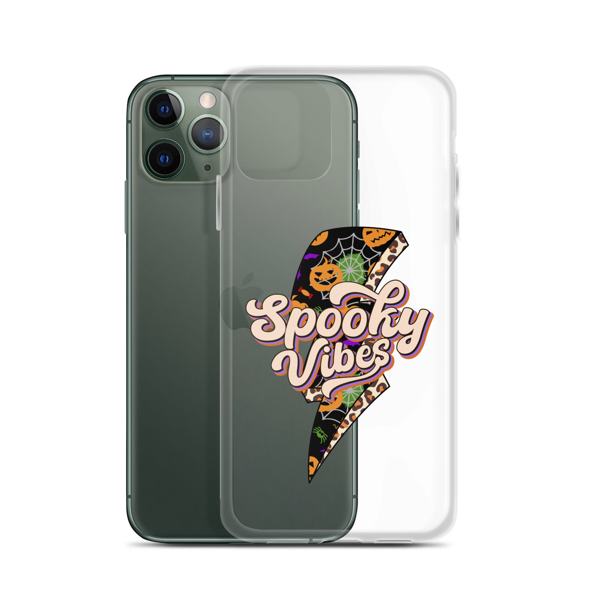 Spooky Vibes Clear Case for iPhone®