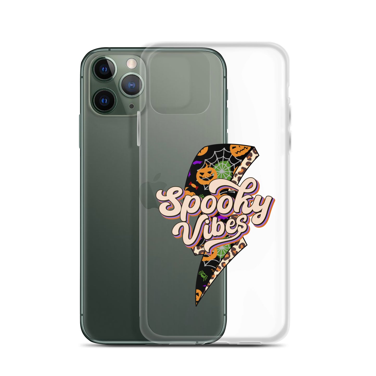 Spooky Vibes Clear Case for iPhone®