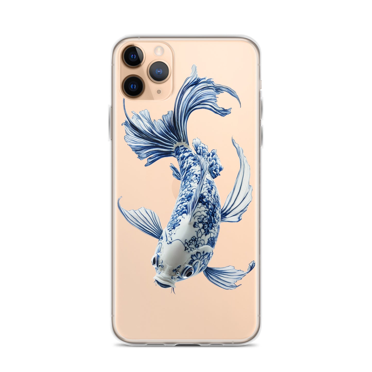 Porcelain Koi Fish Clear Case for iPhone®