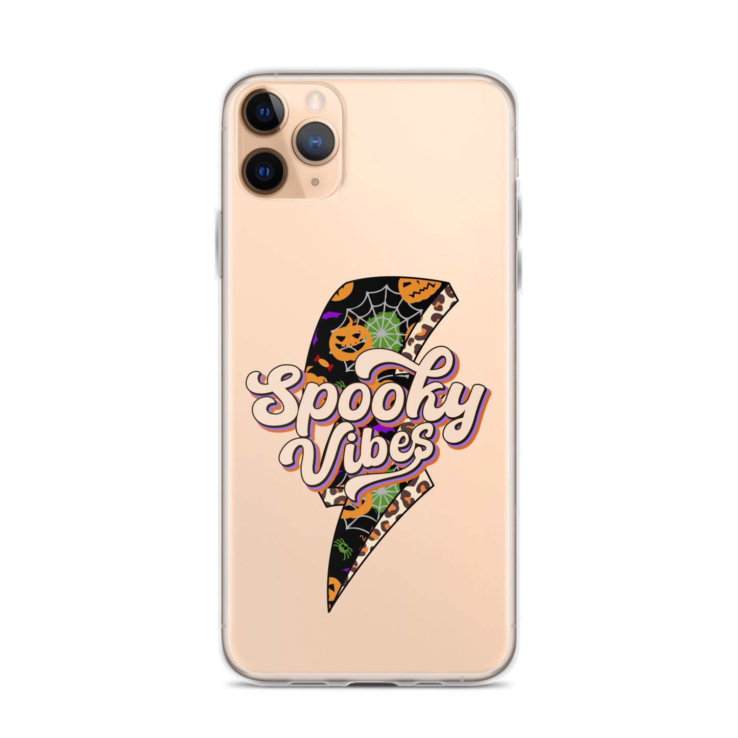 Spooky Vibes Clear Case for iPhone®