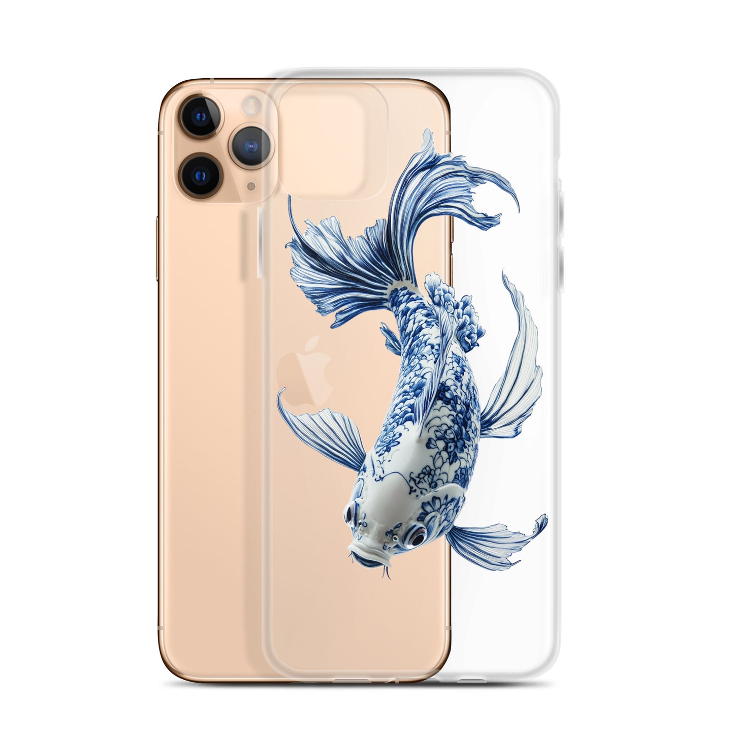 Porcelain Koi Fish Clear Case for iPhone®