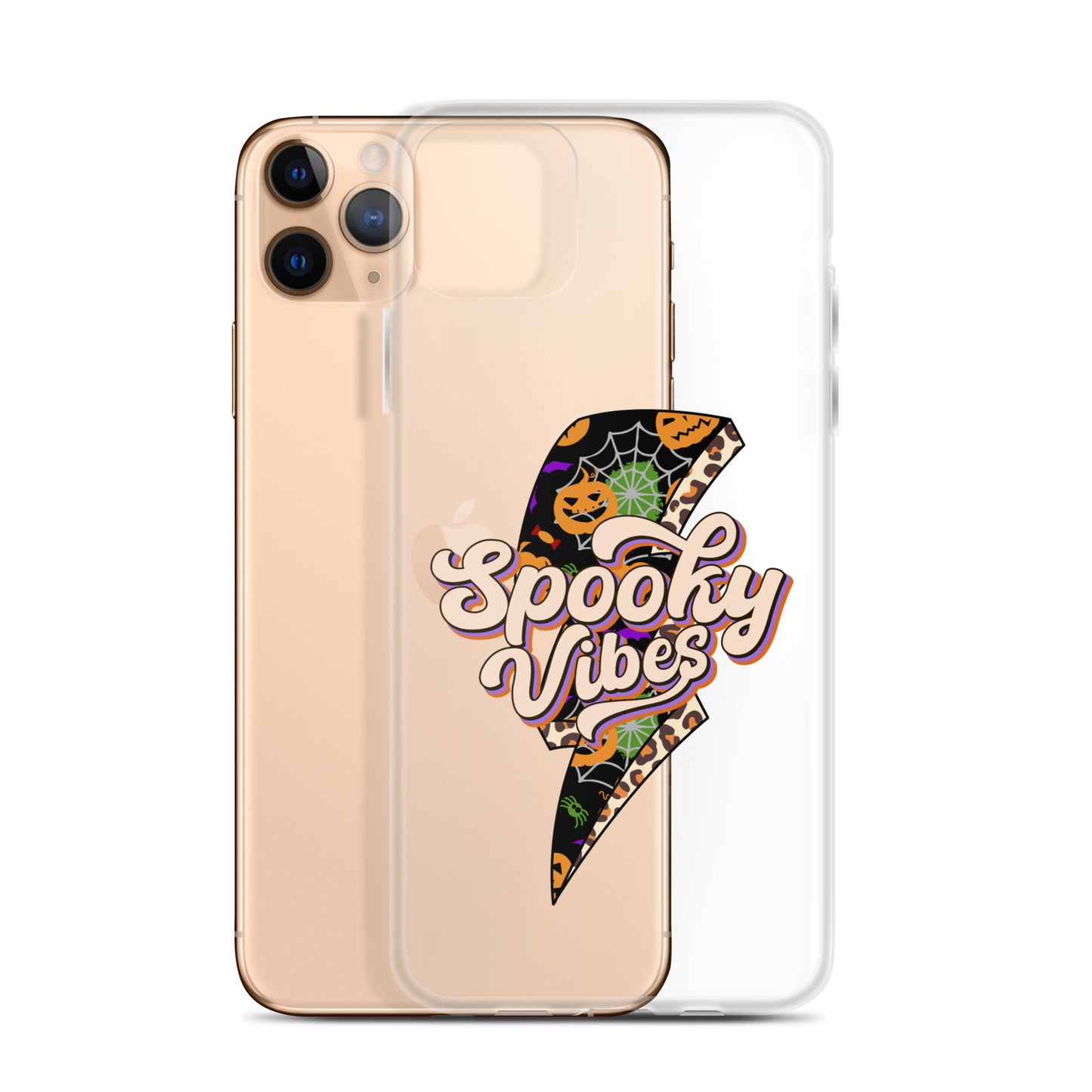 Spooky Vibes Clear Case for iPhone®