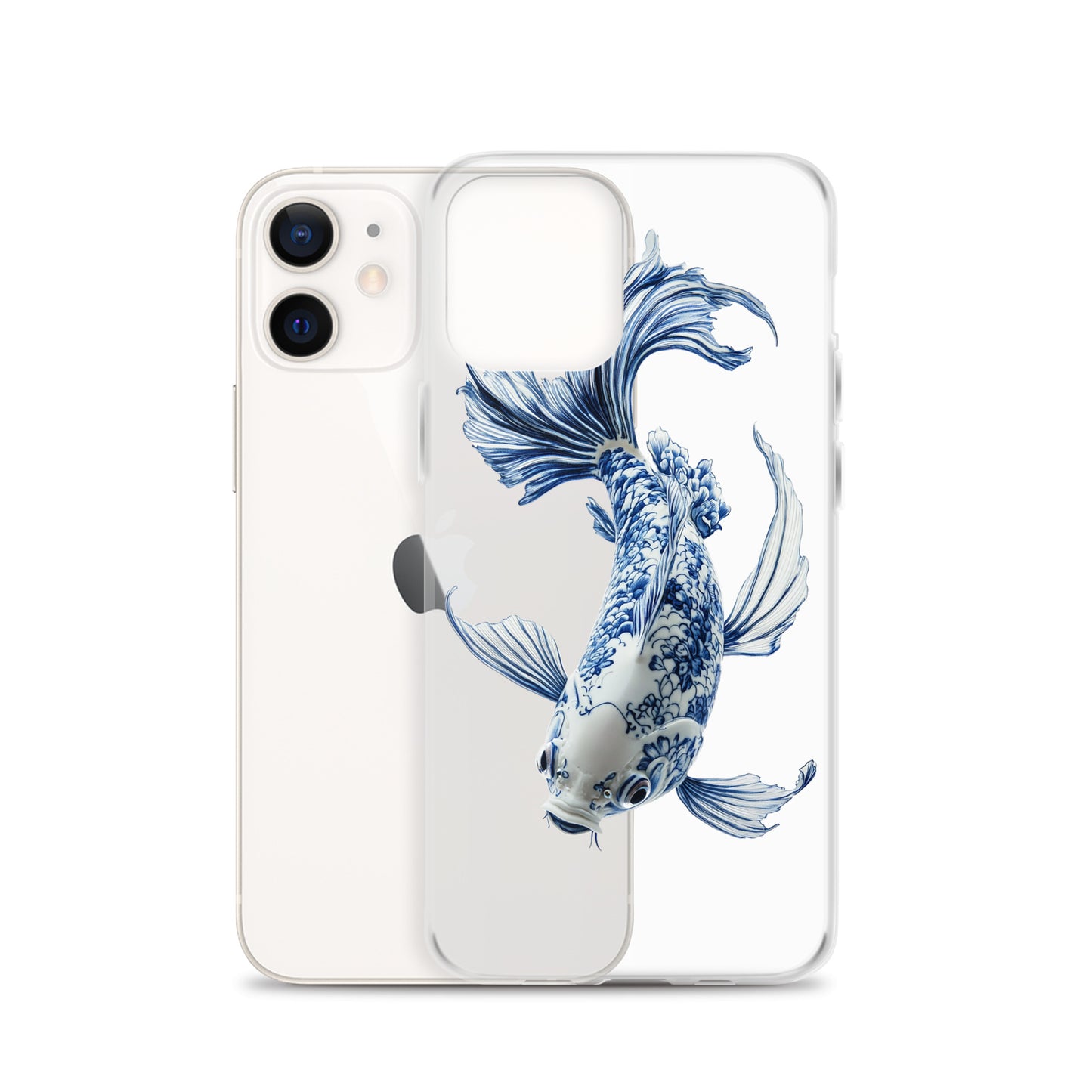 Porcelain Koi Fish Clear Case for iPhone®