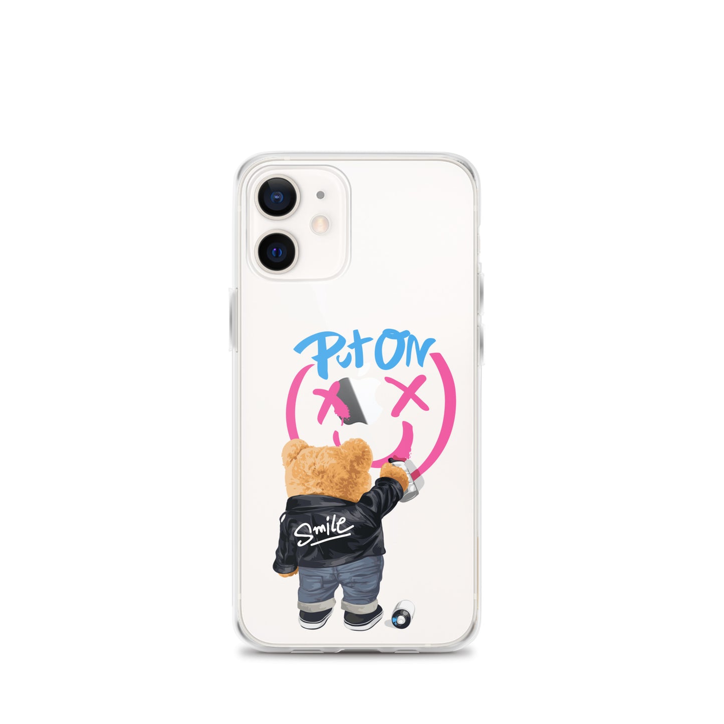 Put on Smile Bear Street Clear Case for iPhone®