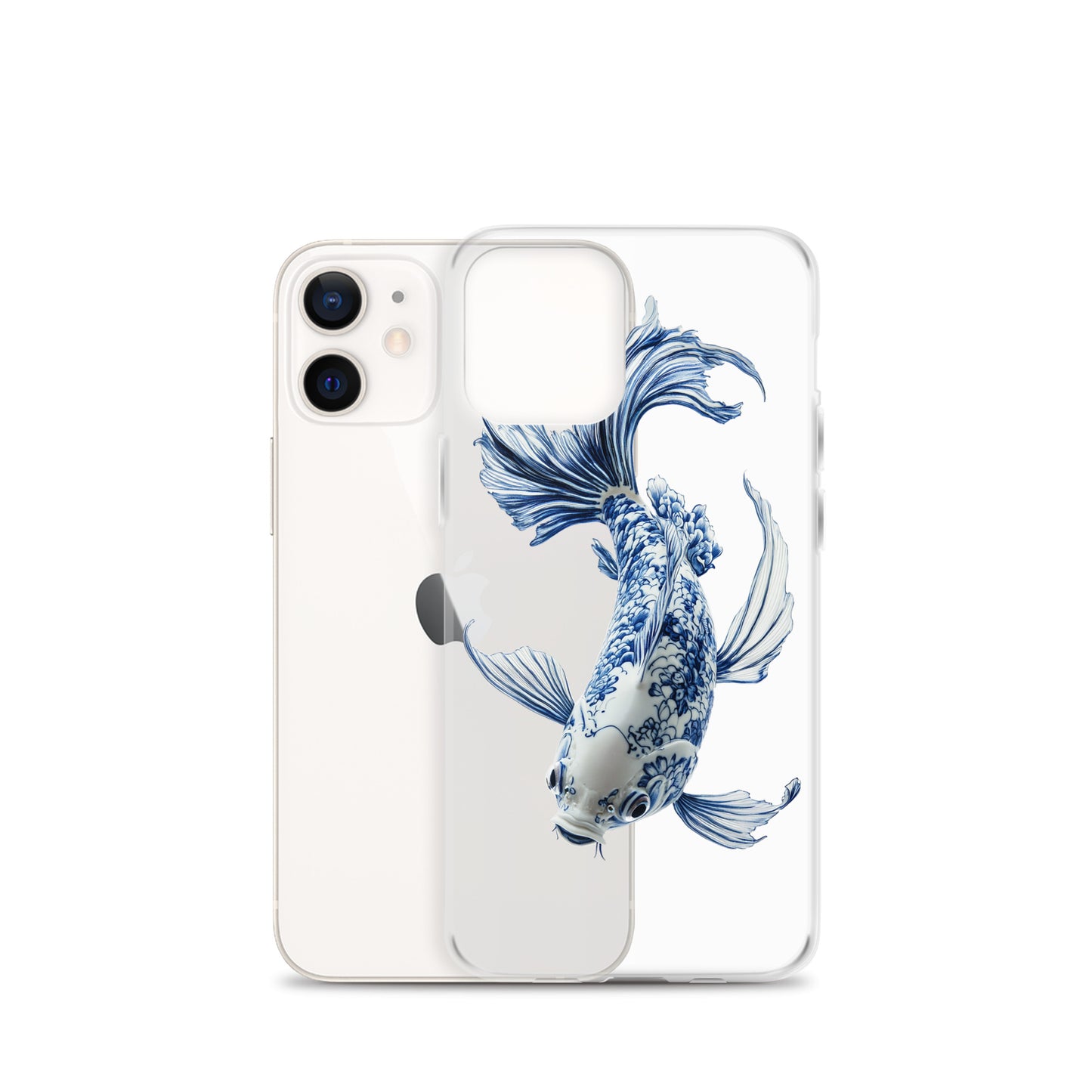 Porcelain Koi Fish Clear Case for iPhone®