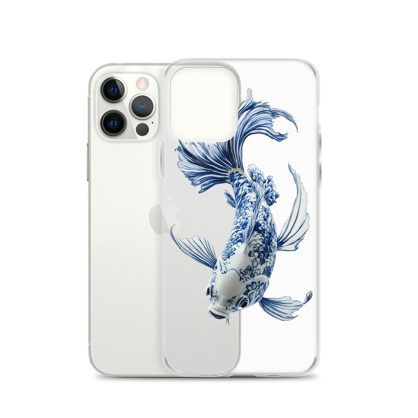 Porcelain Koi Fish Clear Case for iPhone®