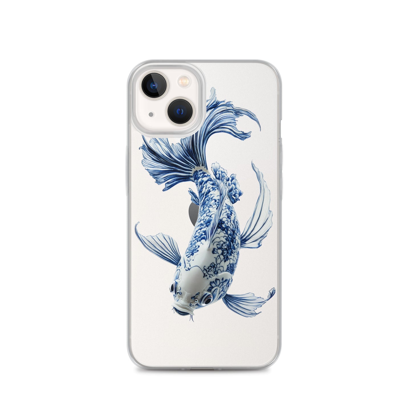 Porcelain Koi Fish Clear Case for iPhone®