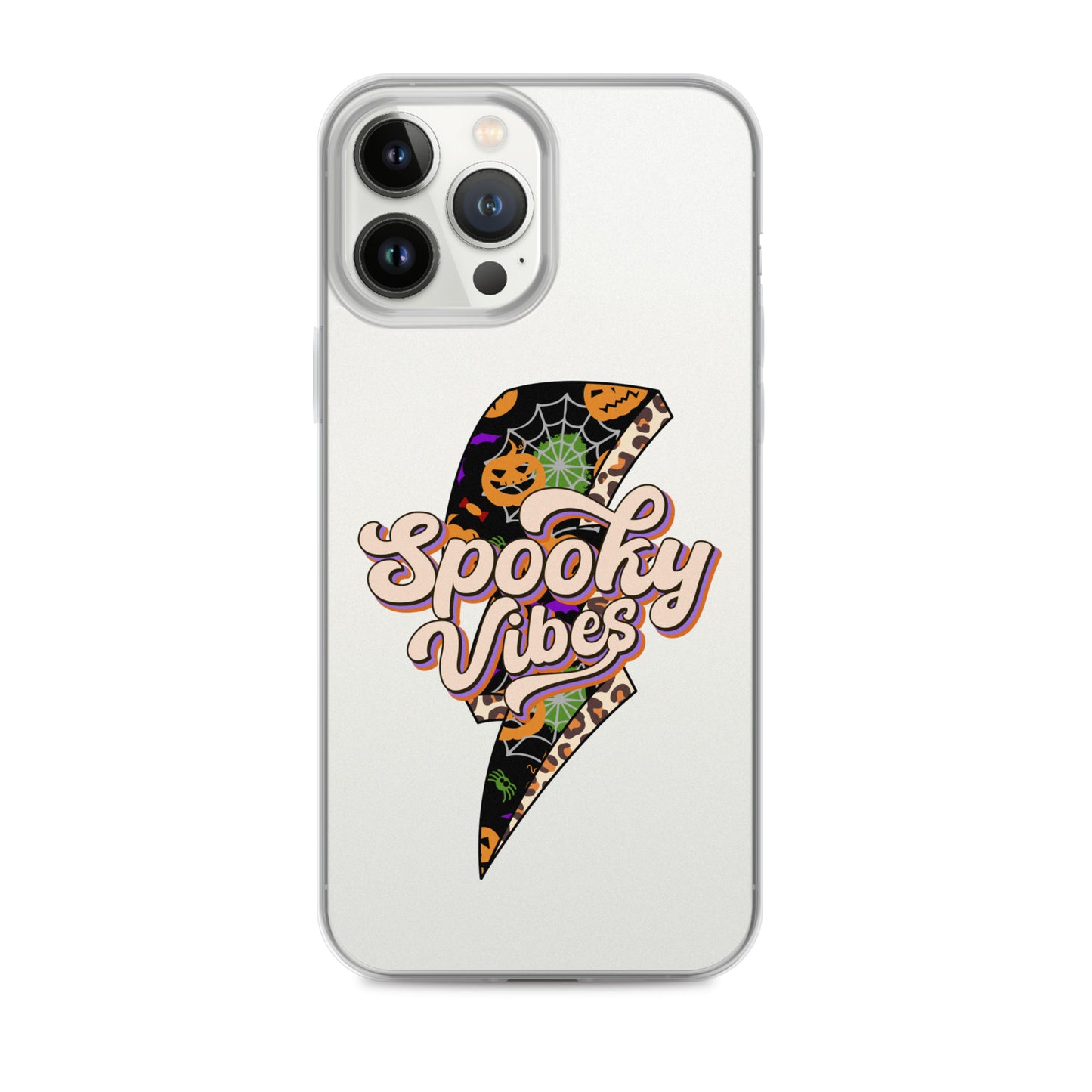 Spooky Vibes Clear Case for iPhone®