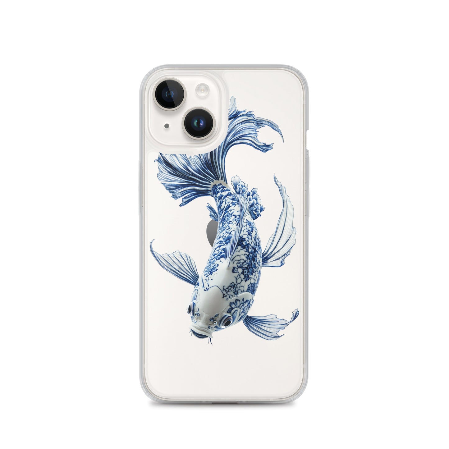 Porcelain Koi Fish Clear Case for iPhone®