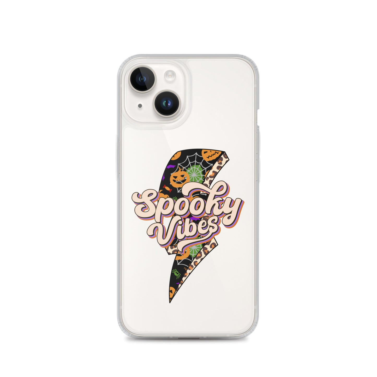 Spooky Vibes Clear Case for iPhone®