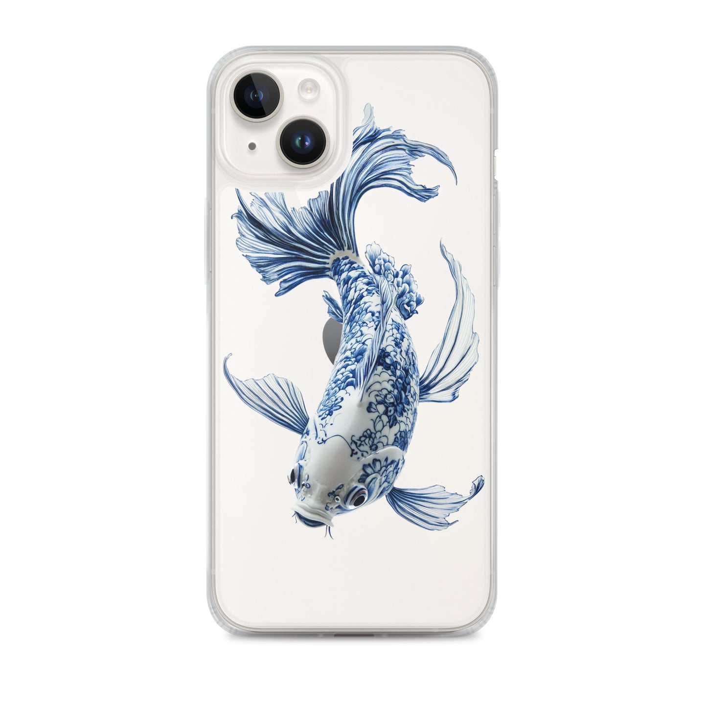 Porcelain Koi Fish Clear Case for iPhone®