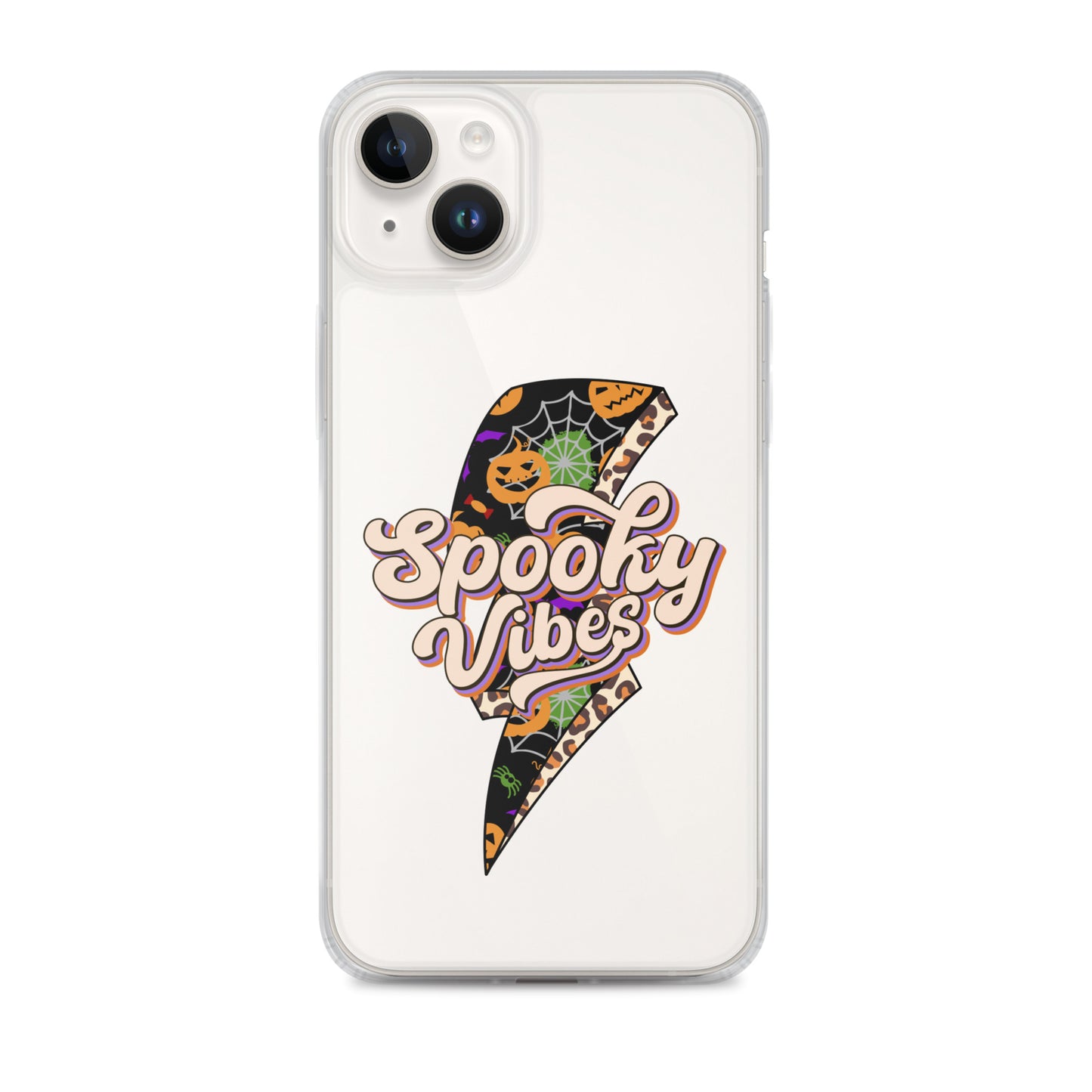 Spooky Vibes Clear Case for iPhone®