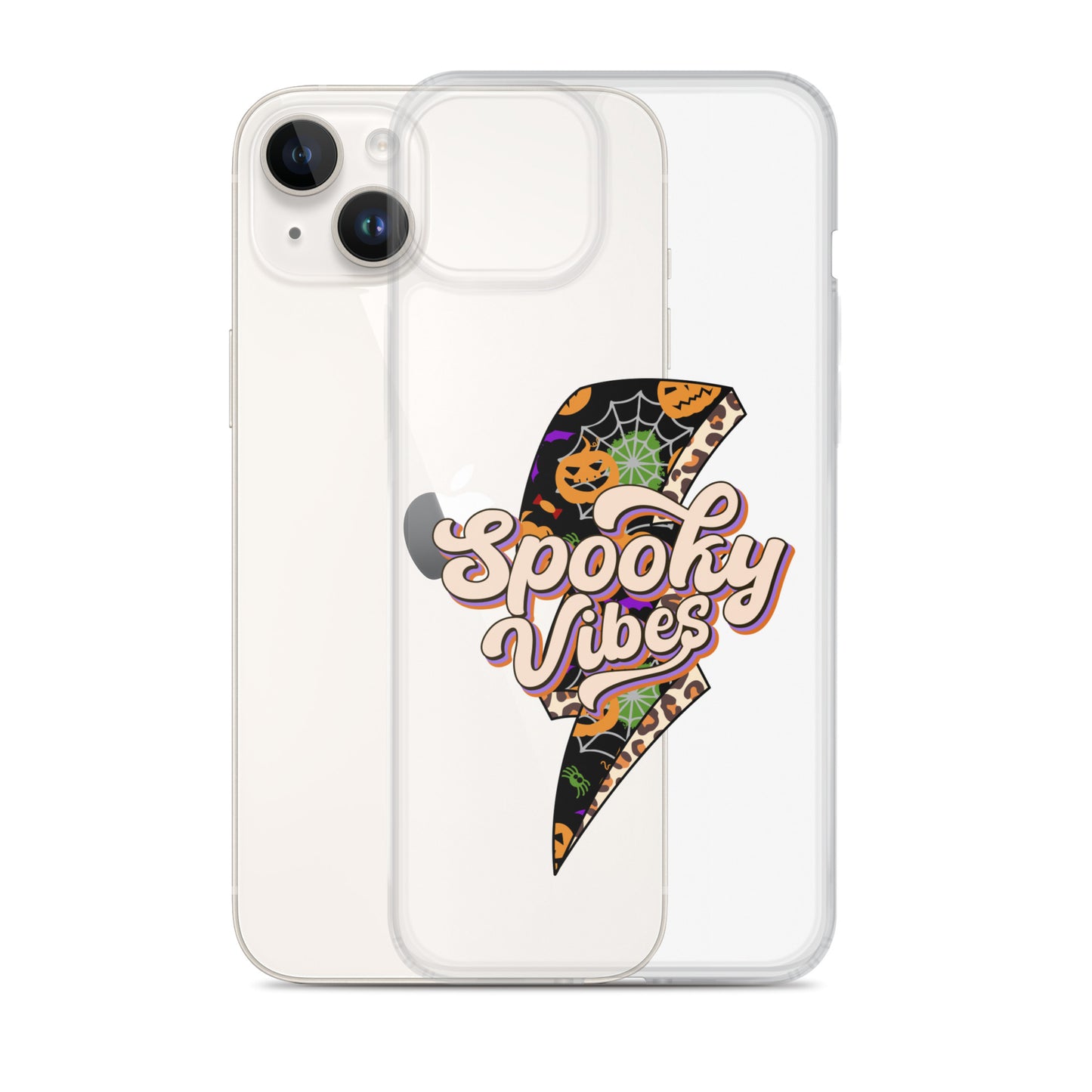 Spooky Vibes Clear Case for iPhone®