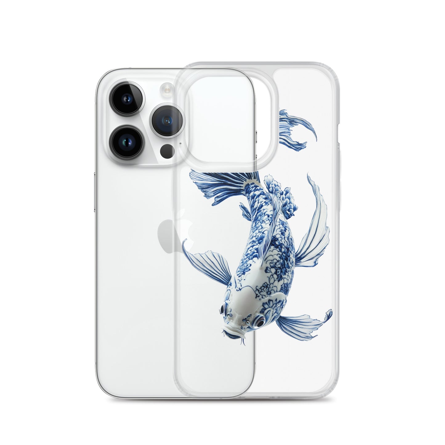 Porcelain Koi Fish Clear Case for iPhone®