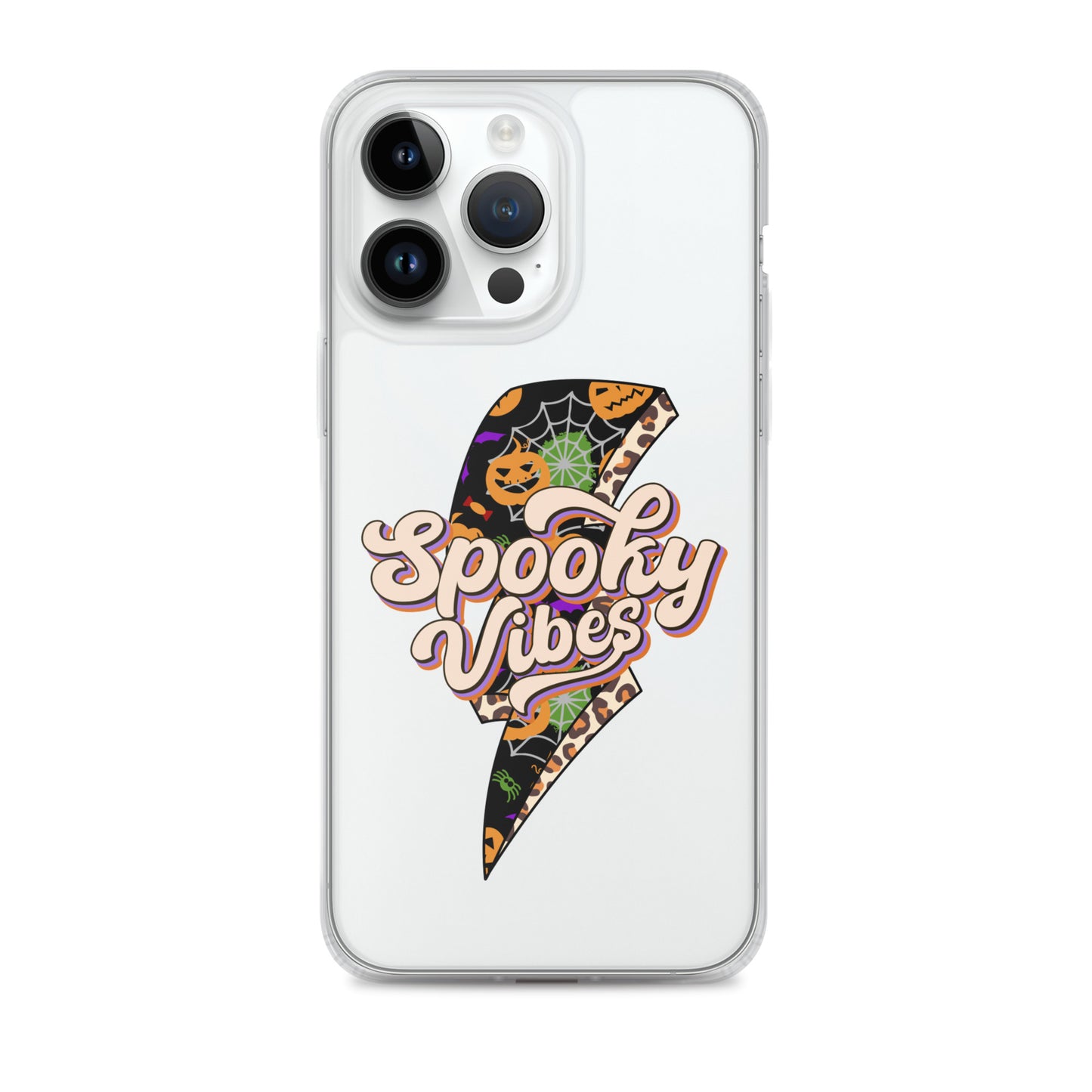 Spooky Vibes Clear Case for iPhone®