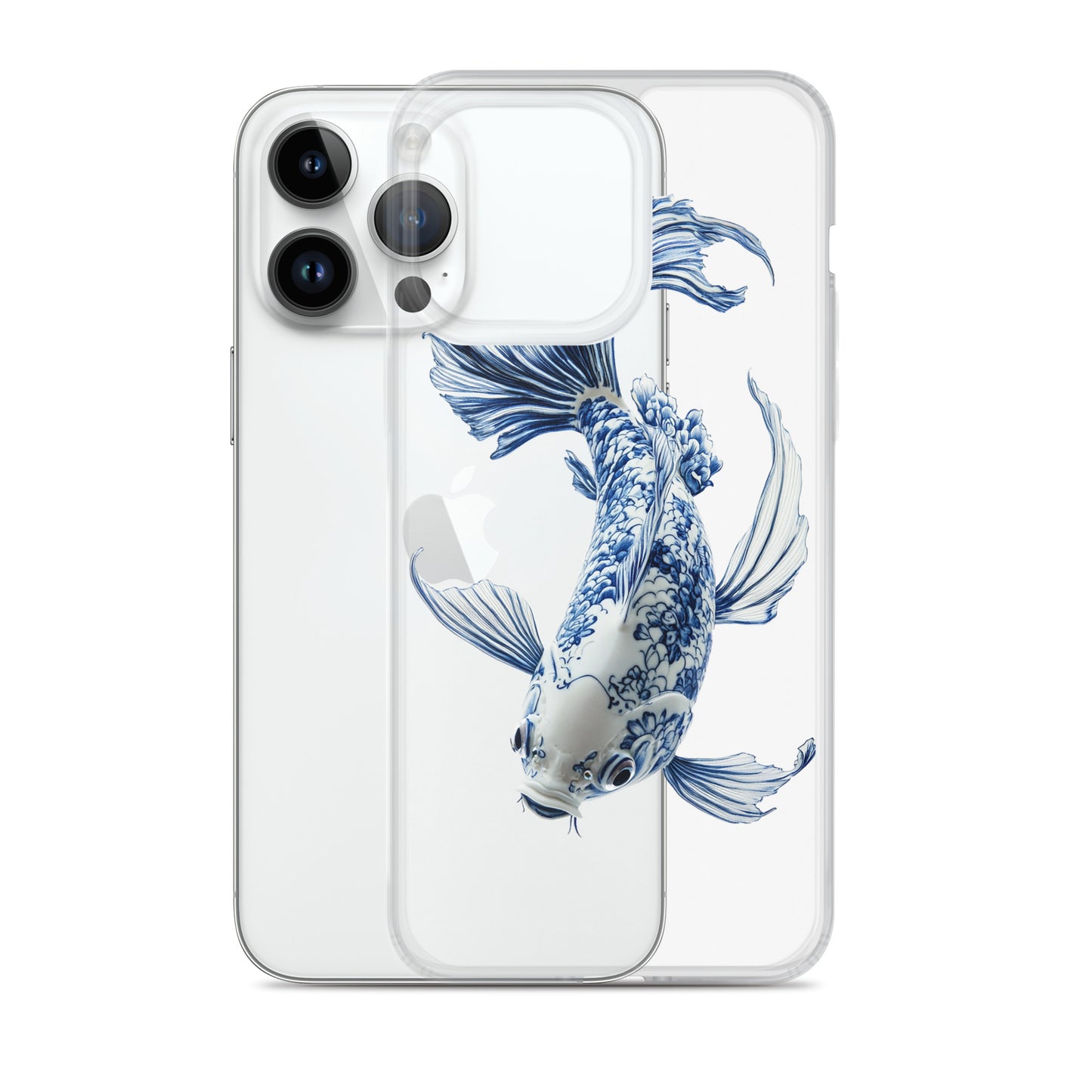 Porcelain Koi Fish Clear Case for iPhone®