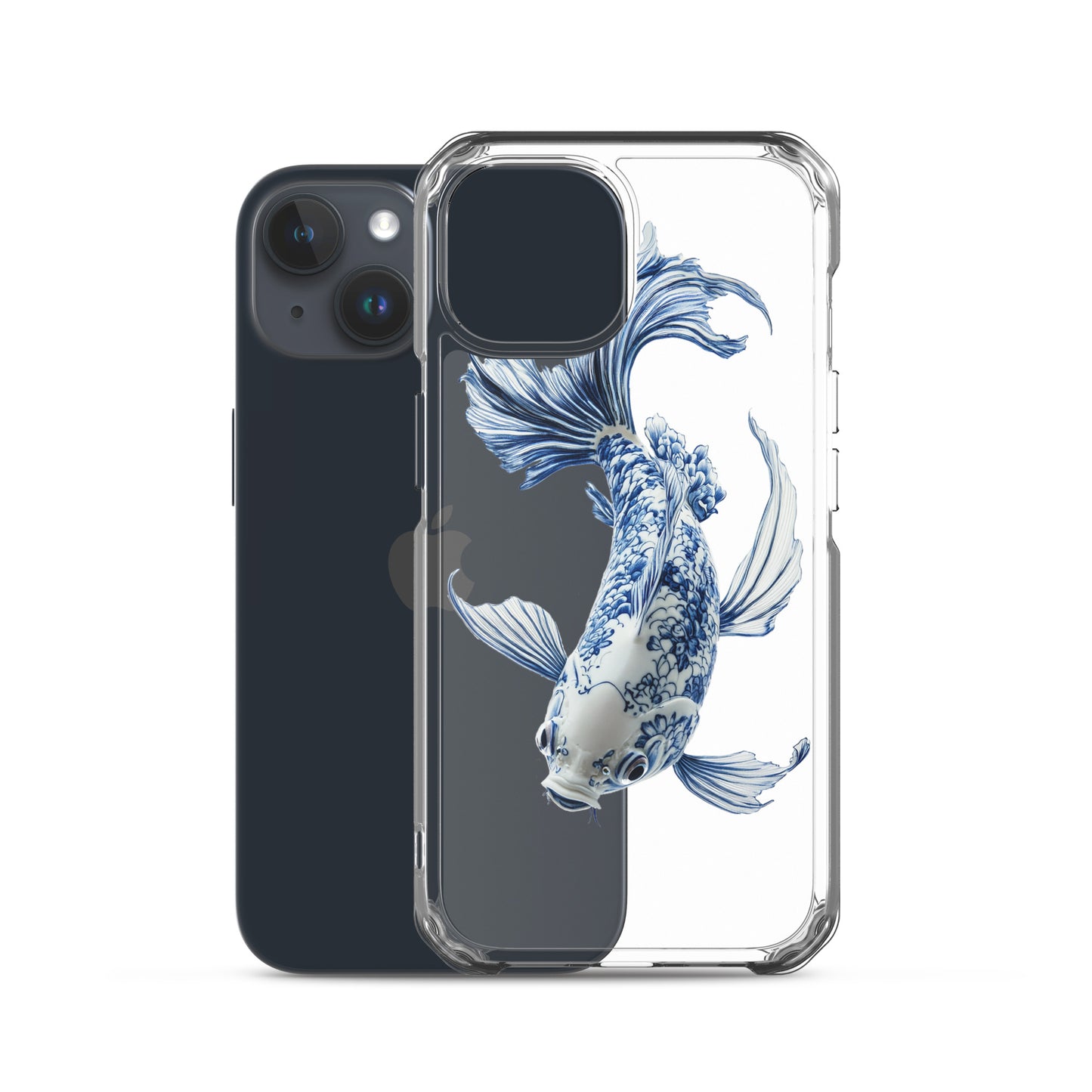 Porcelain Koi Fish Clear Case for iPhone®