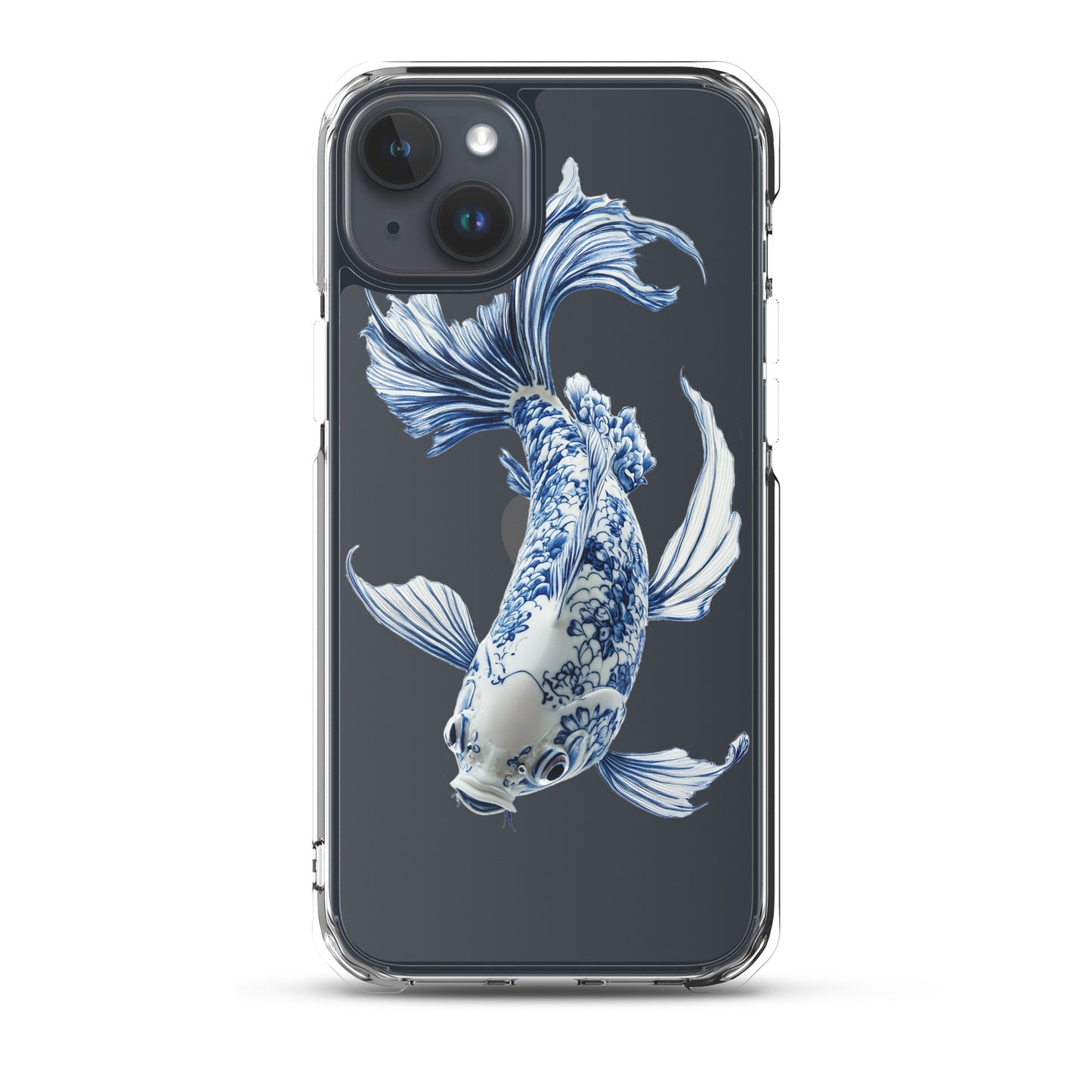 Porcelain Koi Fish Clear Case for iPhone®