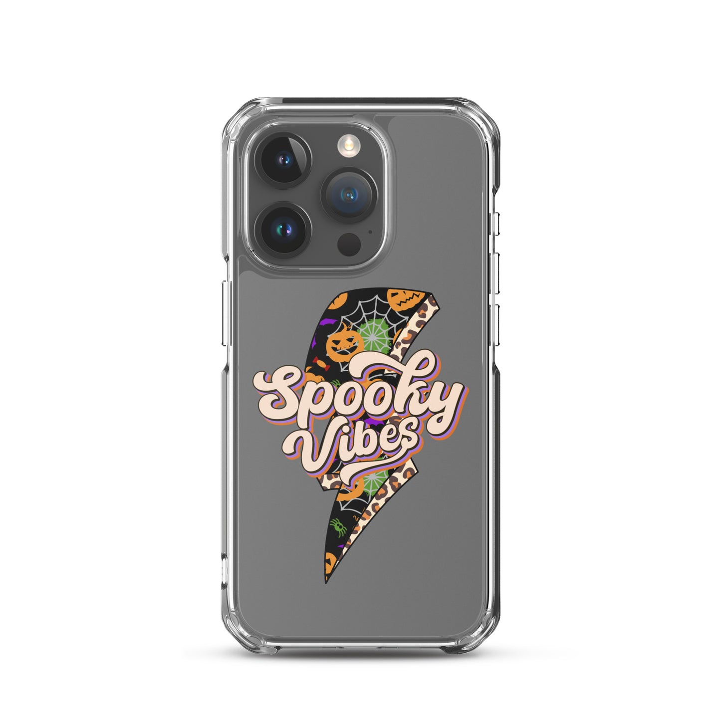 Spooky Vibes Clear Case for iPhone®