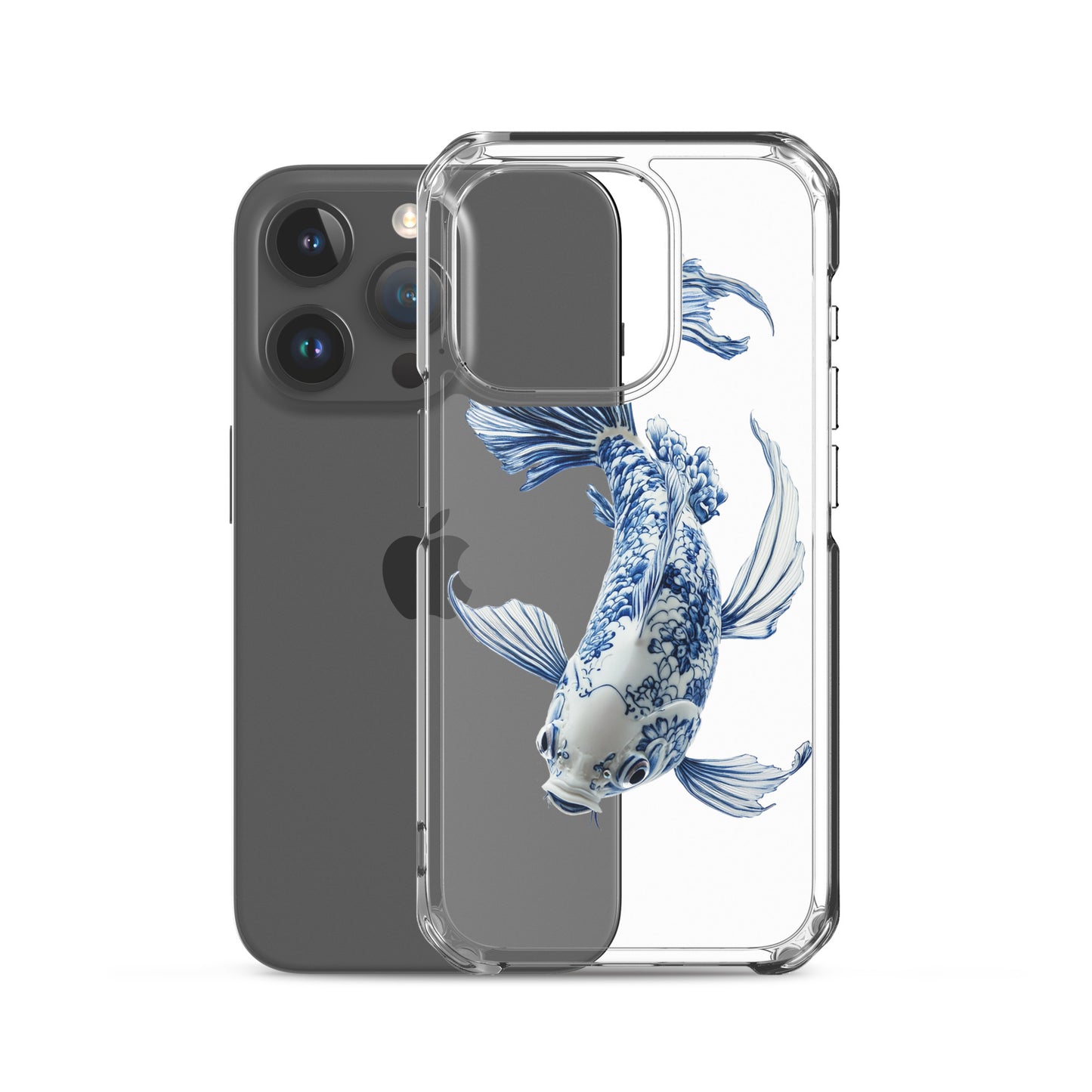 Porcelain Koi Fish Clear Case for iPhone®