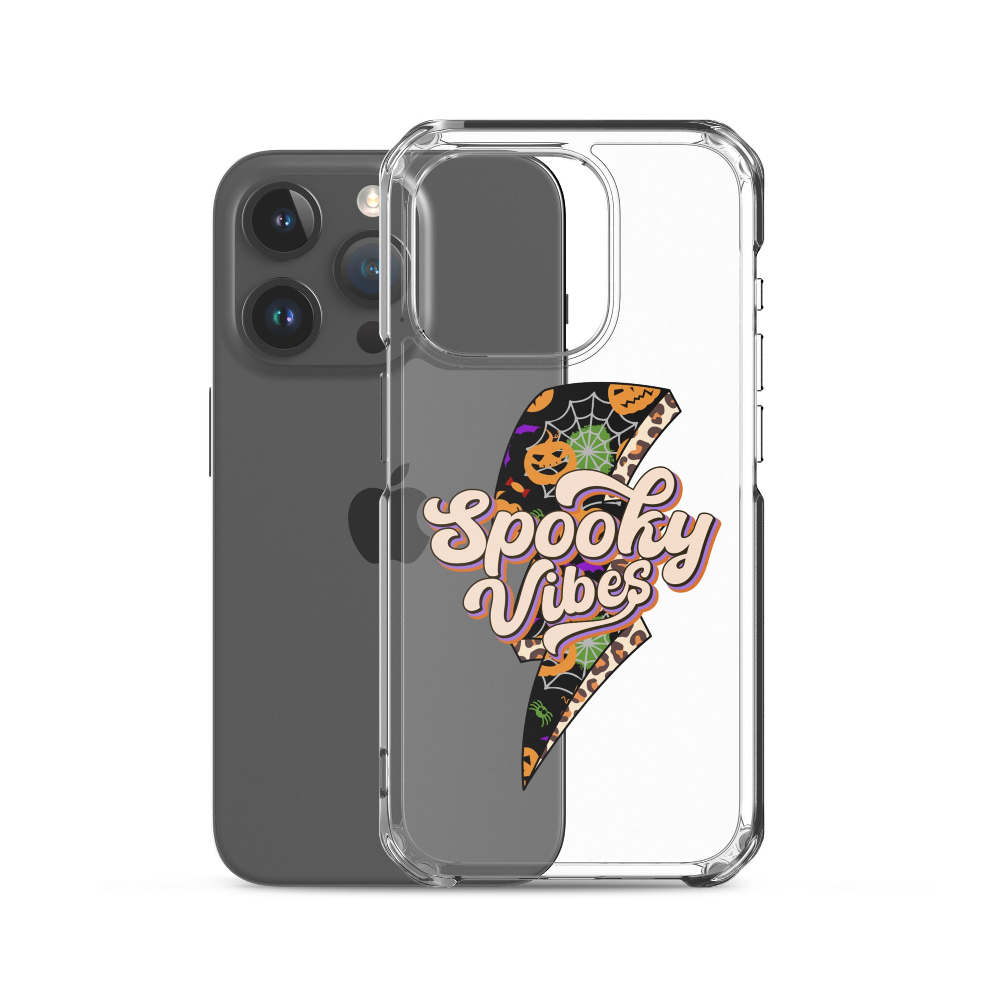 Spooky Vibes Clear Case for iPhone®