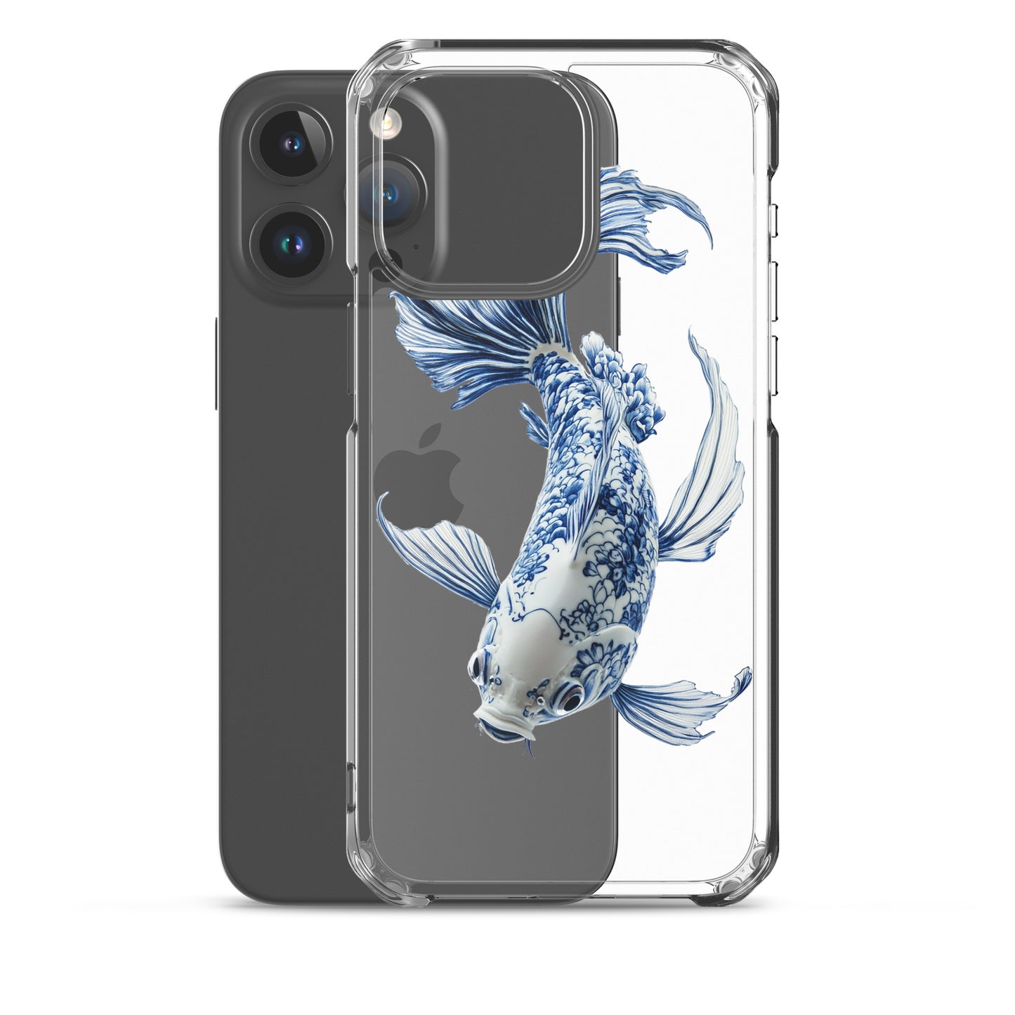 Porcelain Koi Fish Clear Case for iPhone®