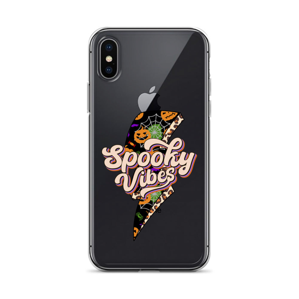 Spooky Vibes Clear Case for iPhone®