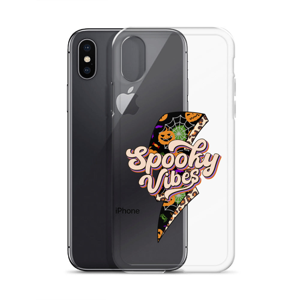 Spooky Vibes Clear Case for iPhone®